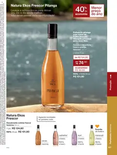Natura - Ciclo 16/2025 - Pré-Visualização do folheto da loja Natura, válido de 01.10.2025 | Página: 67 | Produtos: Maracujá, Desodorante, Revista, Base