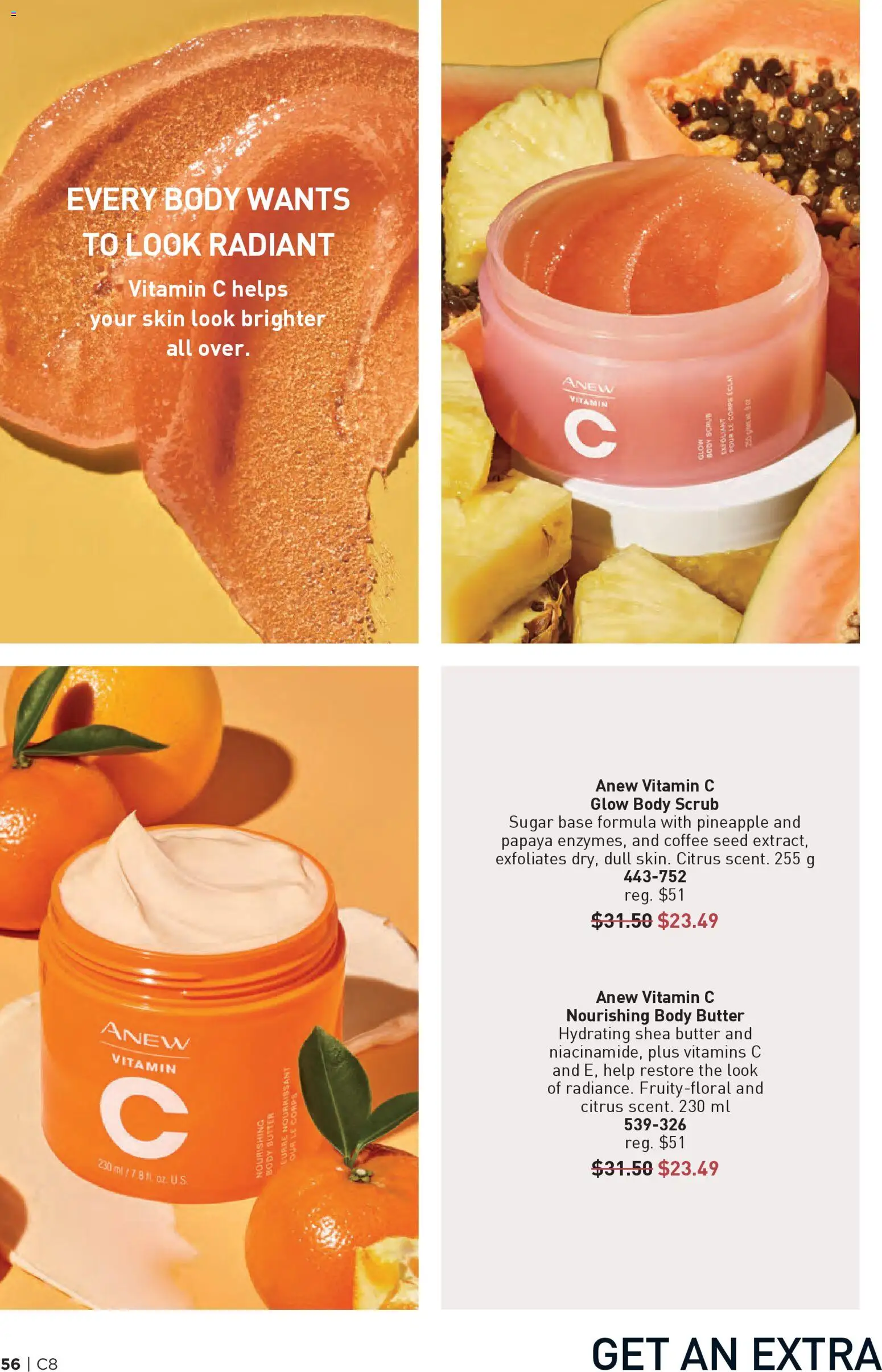 Avon flyer valid from 09.04.2026 | Page: 56 | Products: Pineapple, Butter, Coffee