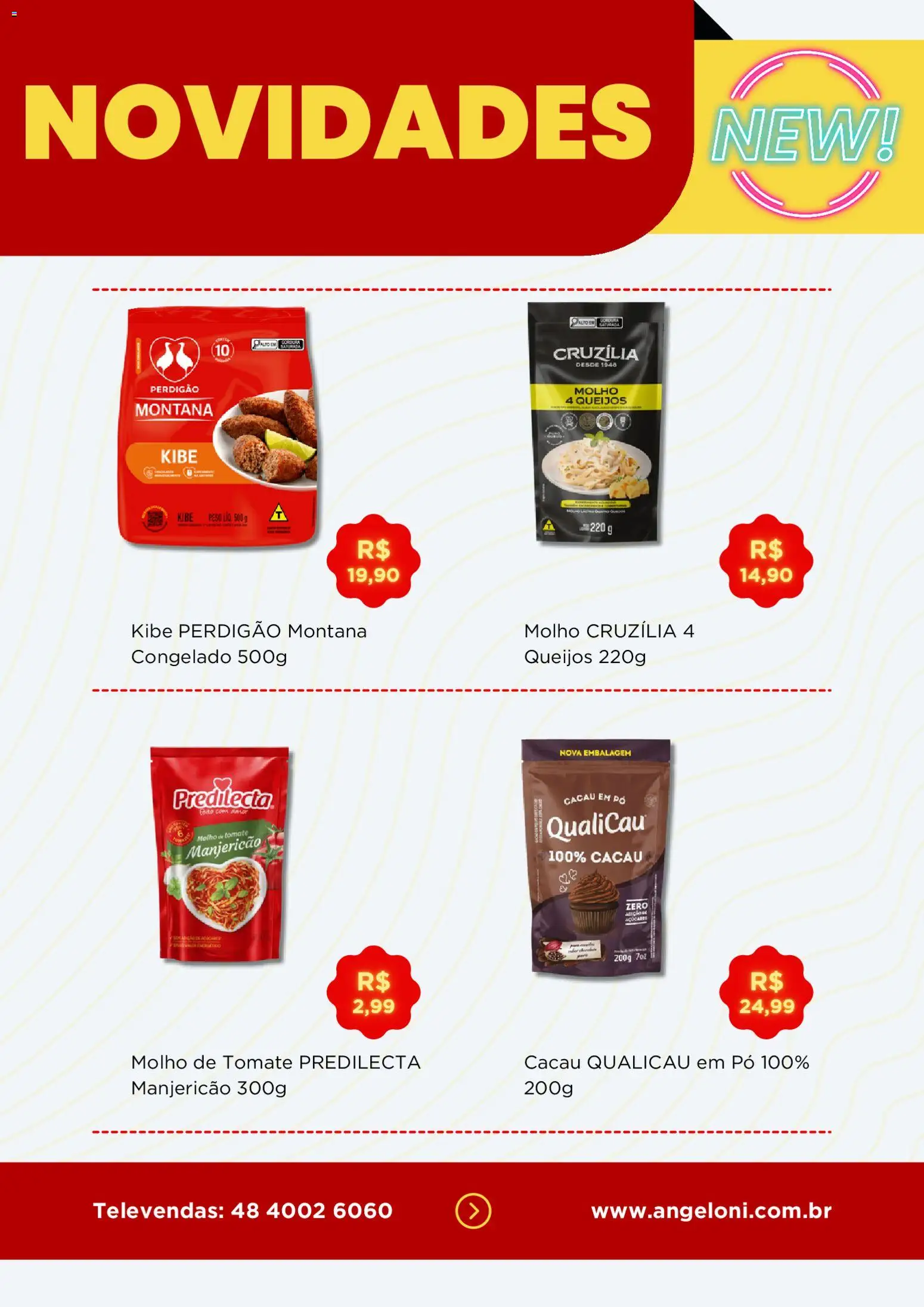 Angeloni Folheto - válido de 22.01.2026 | Página: 5 | Produtos: Pó, Manjericão, Molho de tomate