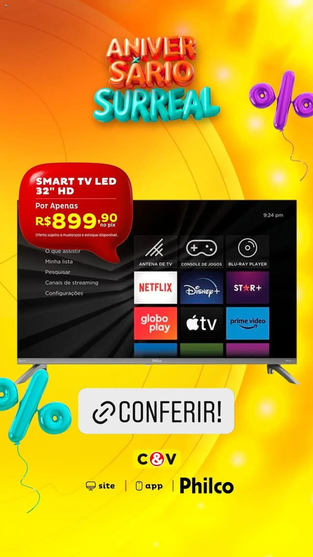 Casa e Video Folheto - válido de 08.09.2025 | Página: 10 | Produtos: smart TV, Antena, Tv, Jogos