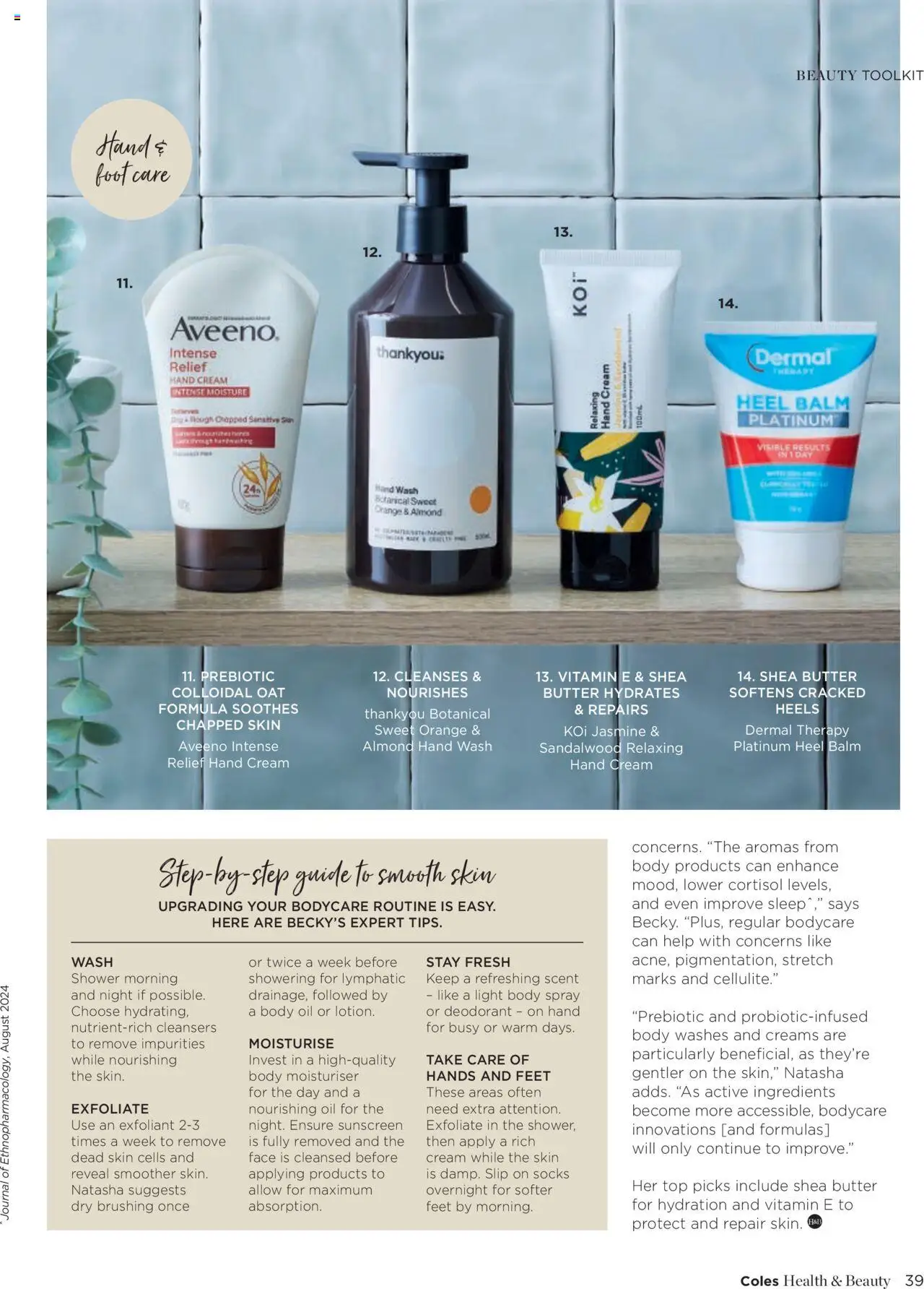 Coles catalogue - valid from 07.04.2025 | Page: 39 | Products: Heels, Oil, Deodorant, Cream