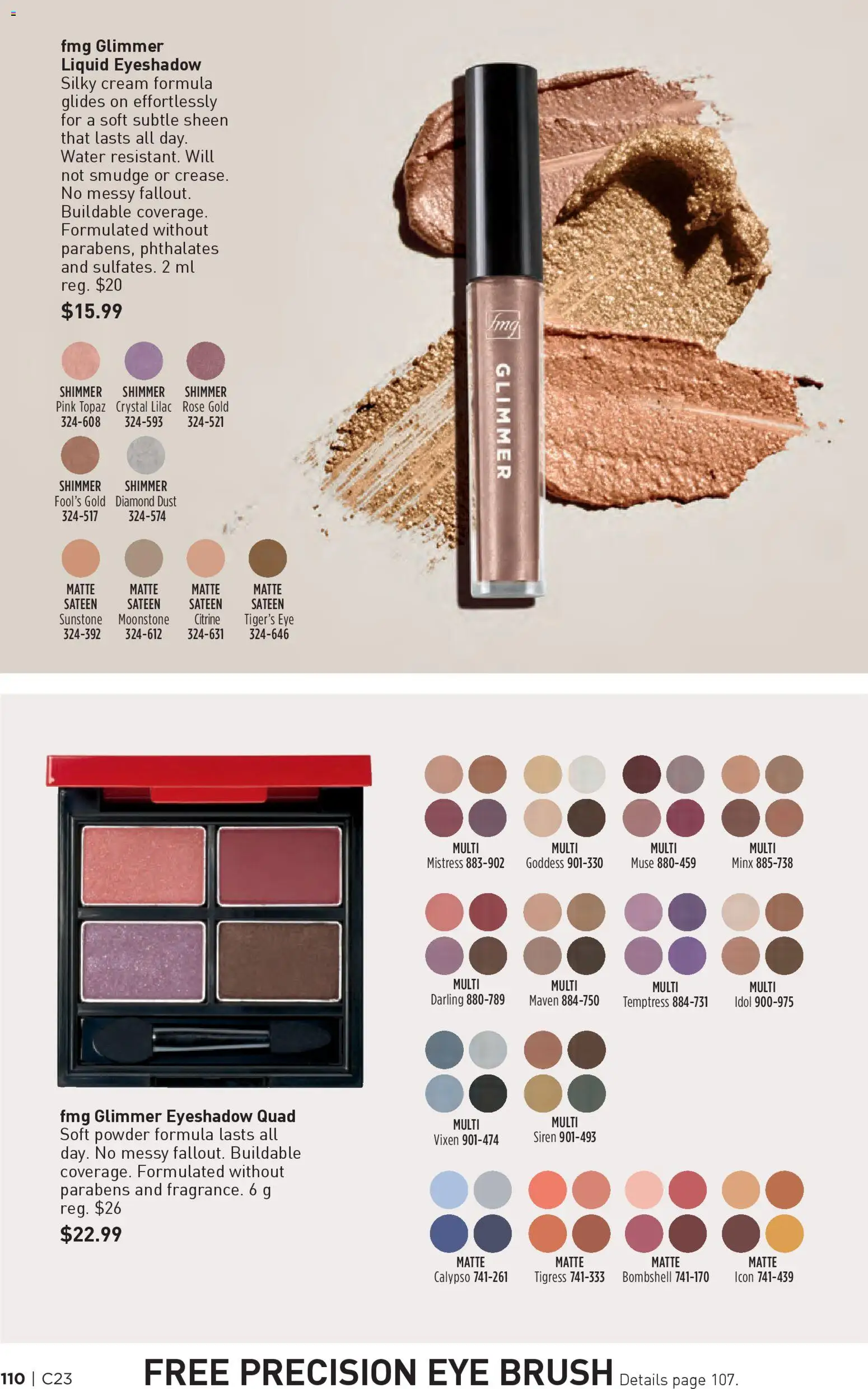 Avon flyer valid from 06.11.2025 | Page: 110 | Products: Cream, Powder, Brush