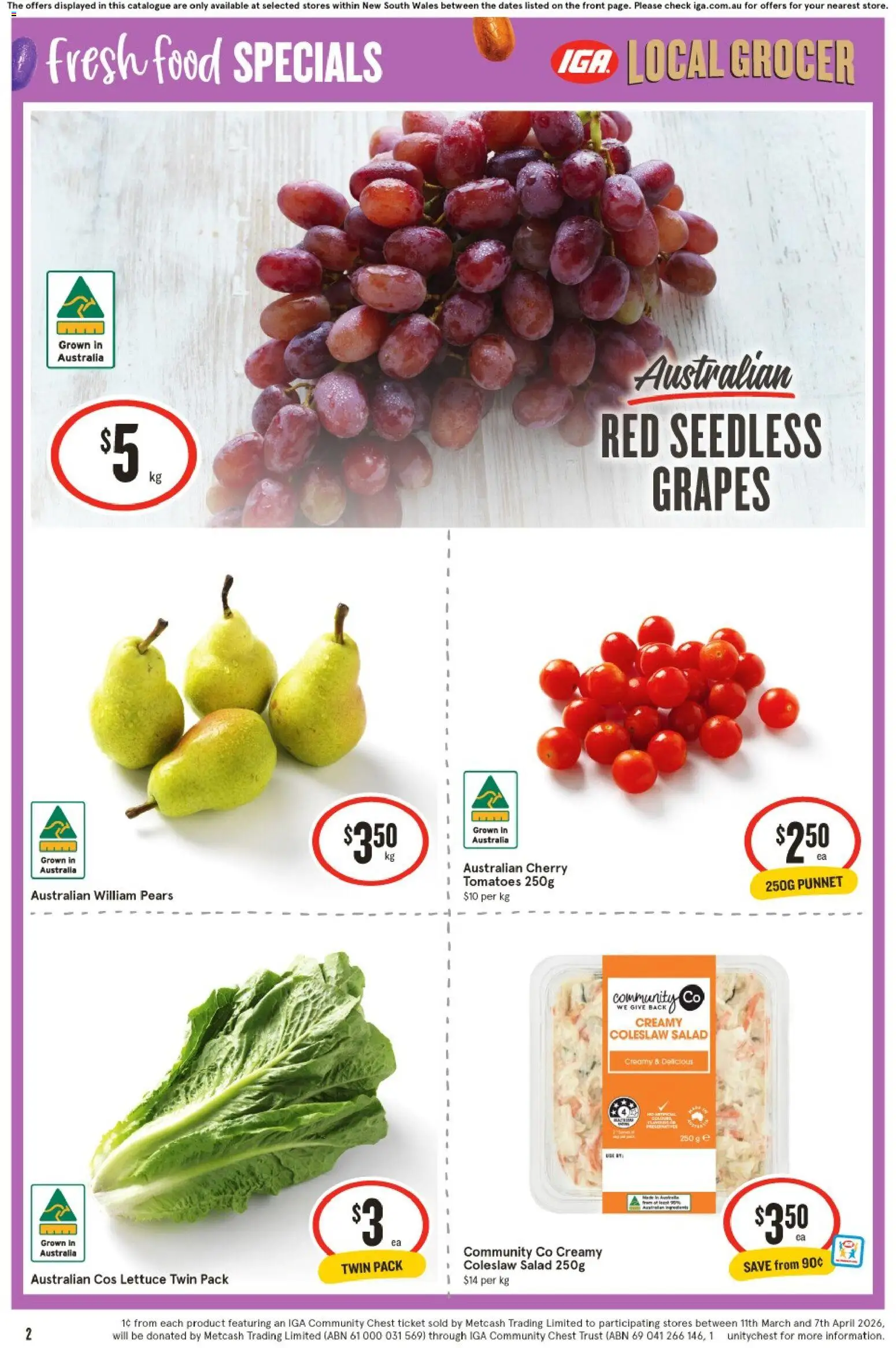 IGA catalogue - valid from 18.03.2026 | Page: 2 | Products: Shampoo, Conditioner, Shaving foam, Mouthwash