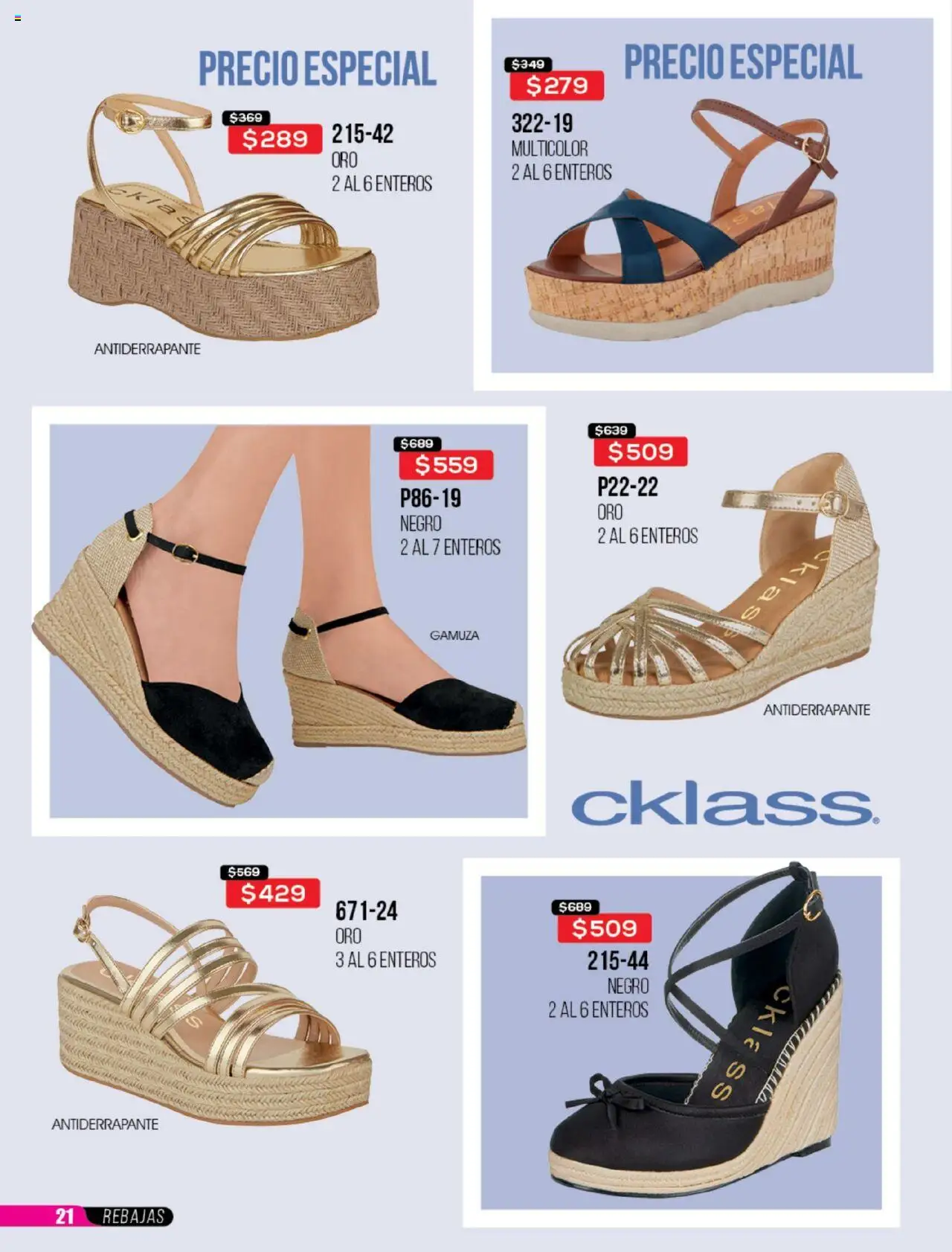 Nuevas ofertas de Cklass válidas en toda la República Mexicana desde el 30.05.2025. ¡Encuentra las mejores ofertas en Cklass catálogo Rebajas Ropa! | Página: 283 | Productos: Gamuza