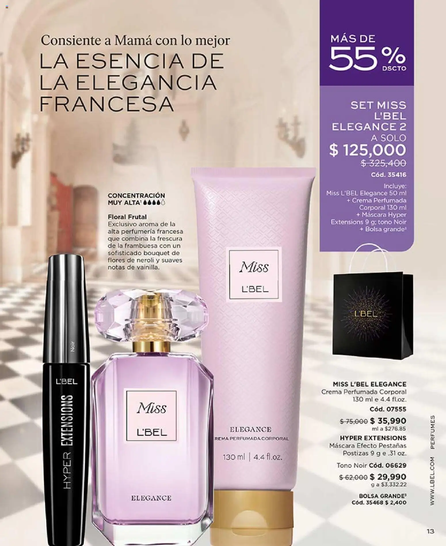 L'Bel revista - valida desde el 01.03.2026 | Página: 13 | Productos: Crema, Bolsa, Máscara