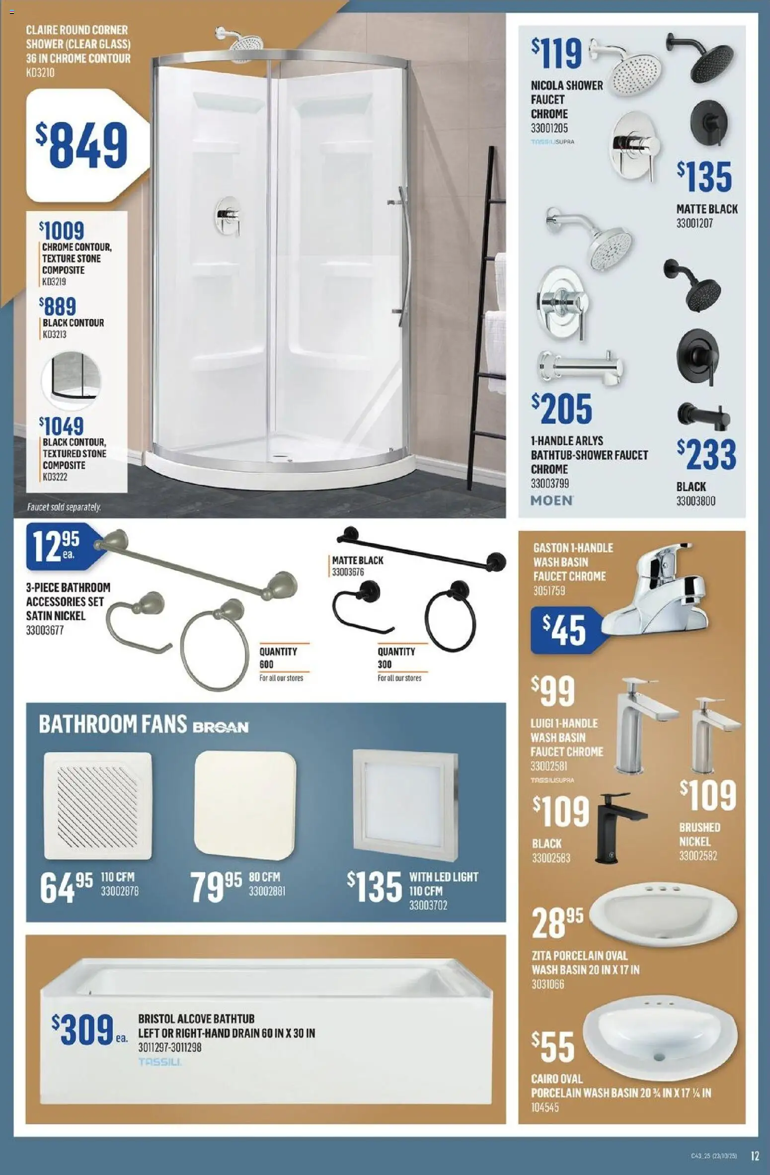 Canac flyer valid from 23.10.2025 | Page: 12 | Products: Shower