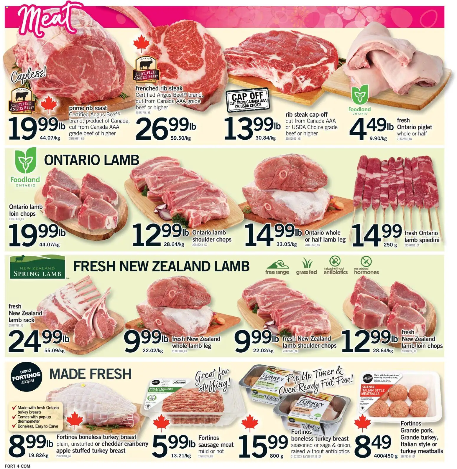 Fortinos flyer valid from 26.03.2026 | Page: 5 | Products: Beef, Cap, Thermometer, Pork