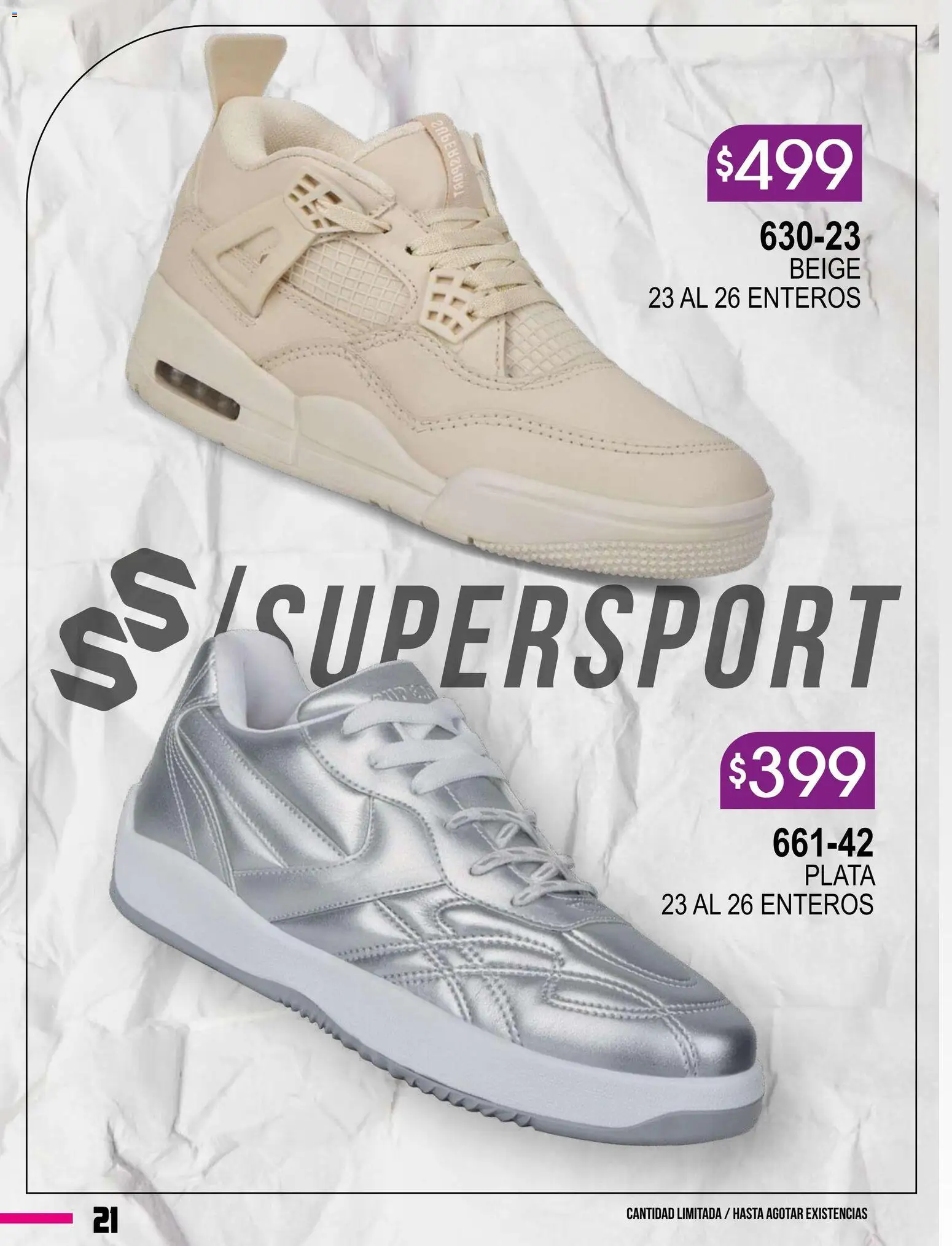 Nuevas ofertas de Cklass válidas en toda la República Mexicana desde el 08.01.2026. ¡Encuentra las mejores ofertas en Cklass catálogo Especial Supersport Caballero! | Página: 74