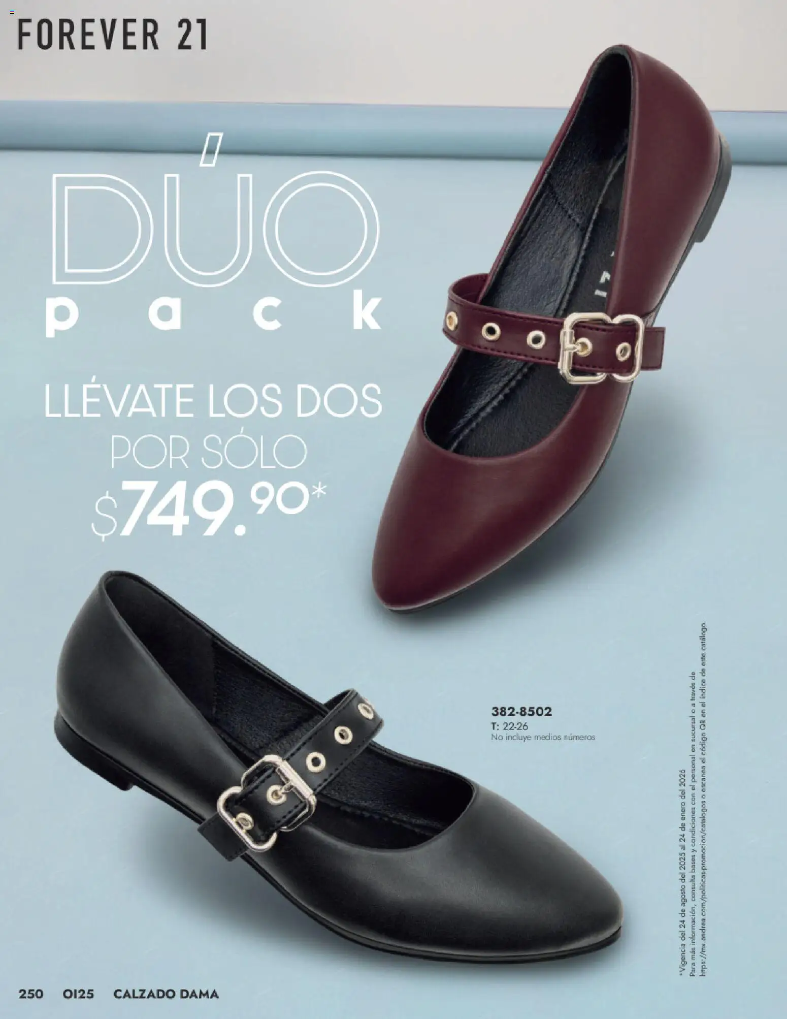 Nuevas ofertas de Andrea válidas en toda la República Mexicana desde el 24.08.2025. ¡Encuentra las mejores ofertas en Andrea - Catálogo Calzado Dama! | Página: 250