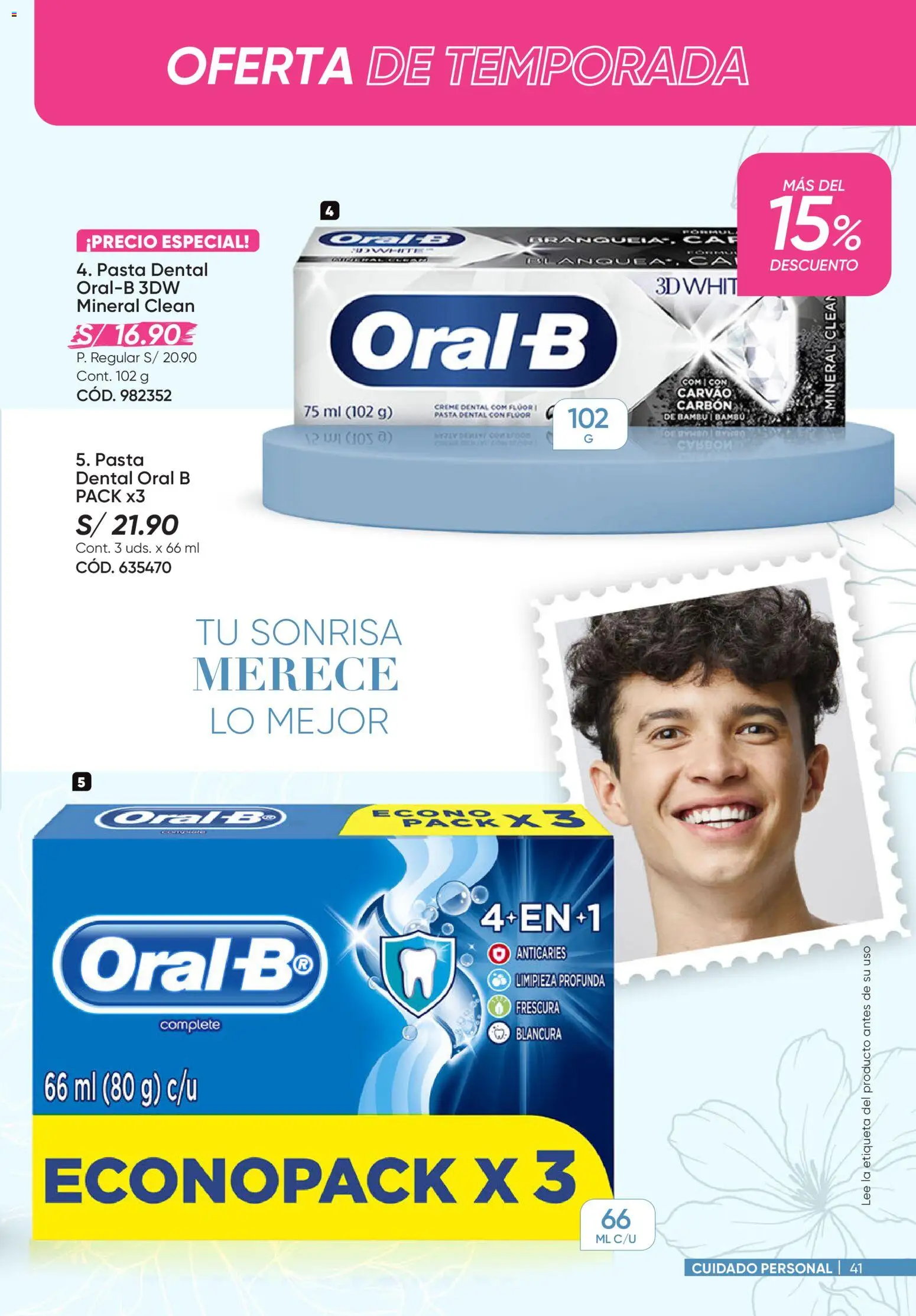 Catálogo Azzorti válido desde 24.11.2025 | Página: 41 | Productos: Pasta dental, Pasta