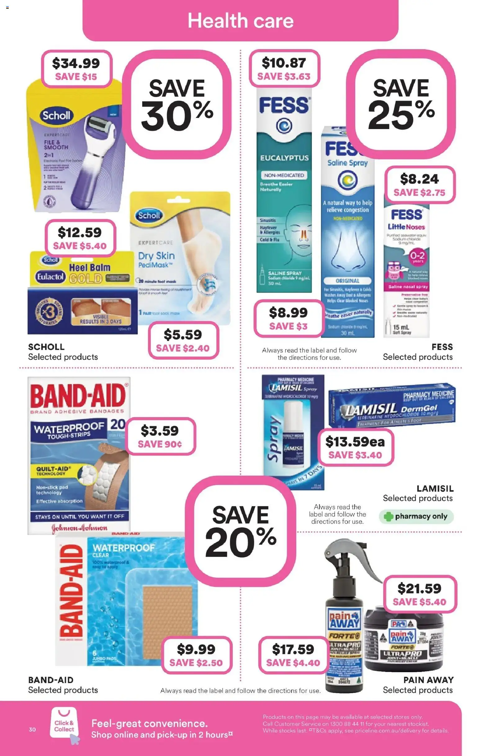 Priceline Pharmacy catalogue - valid from 22.01.2026 | Page: 30 | Products: Mask, Nasal spray