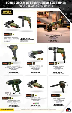 Homecenter - Herramientas 2 2025 -  Vista previa de la revista de la tienda Homecenter valido desde el 11.11.2025 | Página: 14 | Productos: Pulidora, Caja de herramientas, Taladro, Cargador