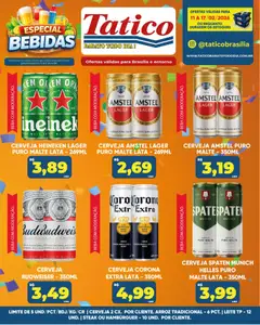 Tatico - Ofertas do Dia - Pré-Visualização do folheto da loja Tatico, válido de 16.02.2026 | Página: 21 | Produtos: Cerveja, Arroz, Heineken, Hambúrguer