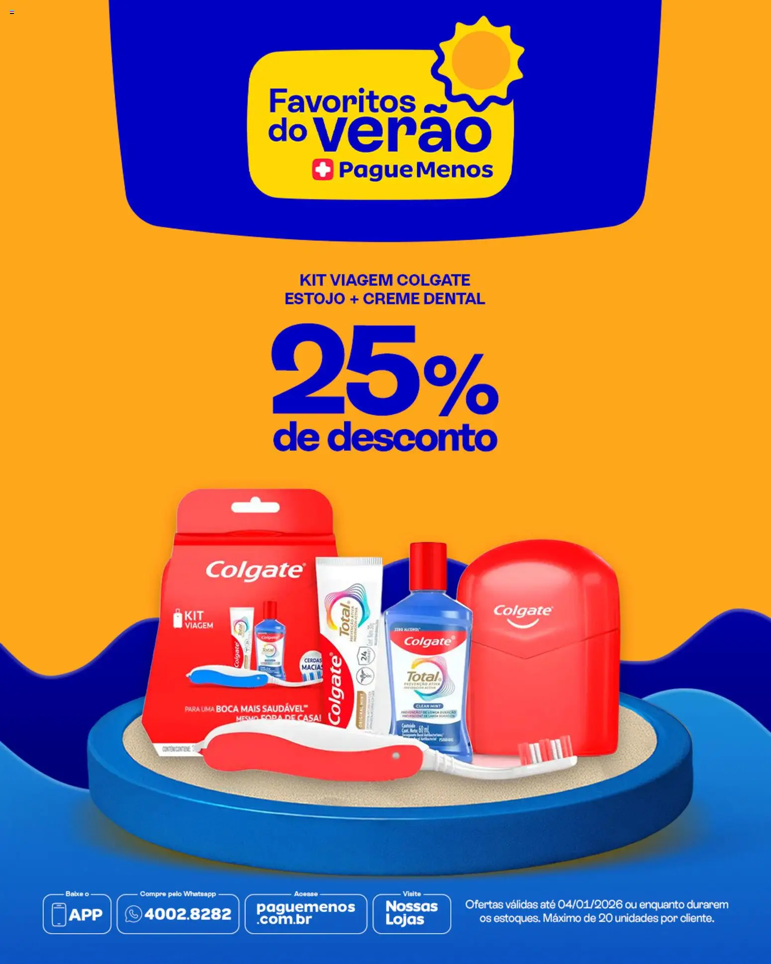 Pague Menos Folheto - válido de 31.12.2025 | Página: 4 | Produtos: Creme, Creme dental