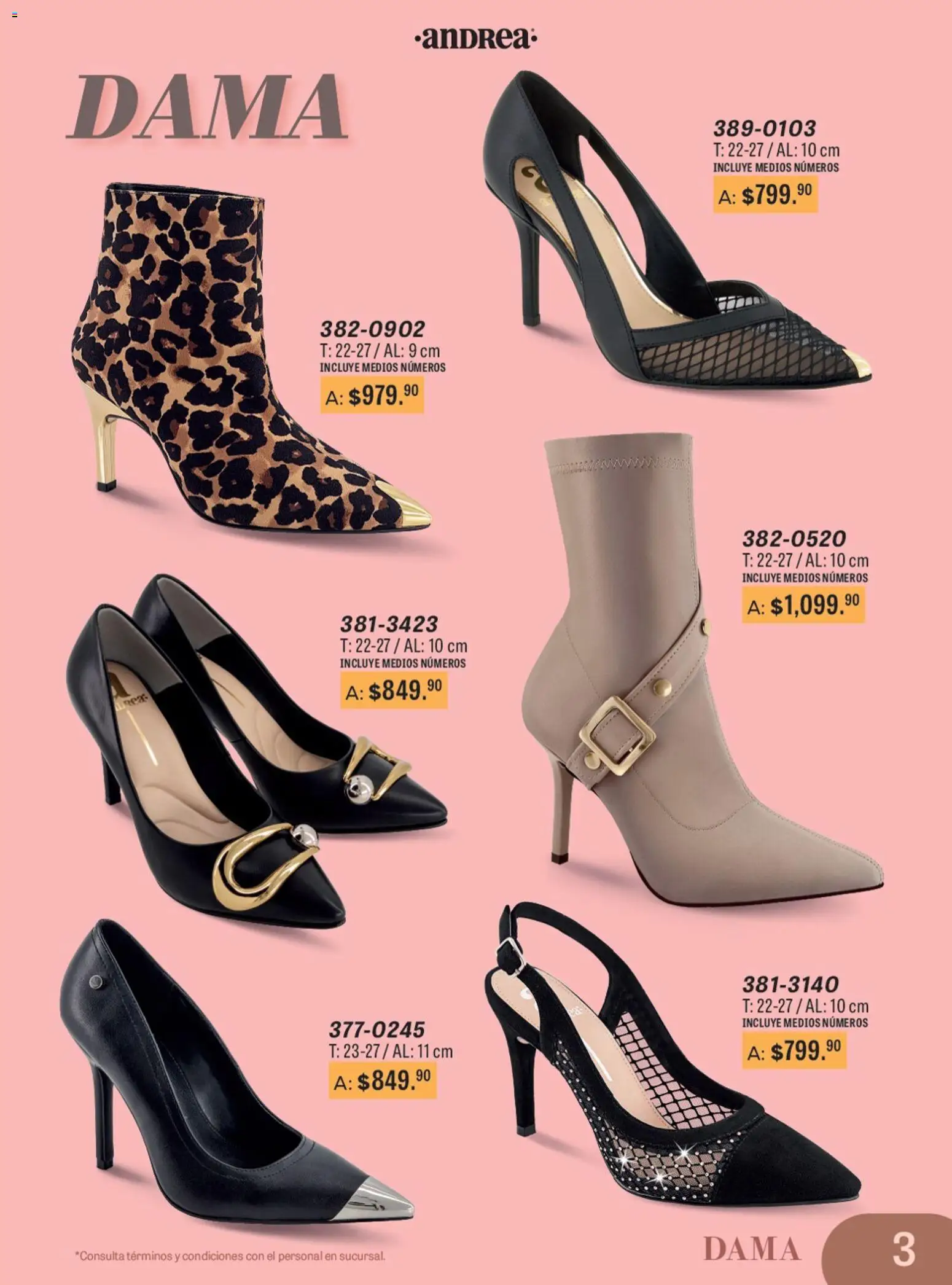 Nuevas ofertas de Andrea válidas en toda la República Mexicana desde el 11.01.2026. ¡Encuentra las mejores ofertas en Andrea catálogo Para Las Fiestas! | Página: 3