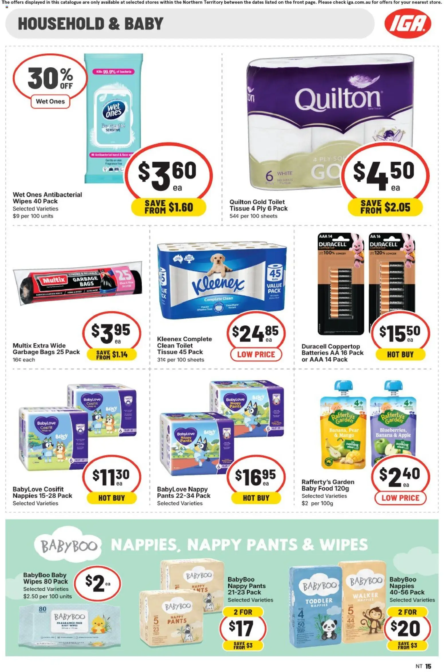 IGA catalogue - valid from 31.12.2025 | Page: 15 | Products: Plant, Deodorant, Antiperspirant, Toothpaste