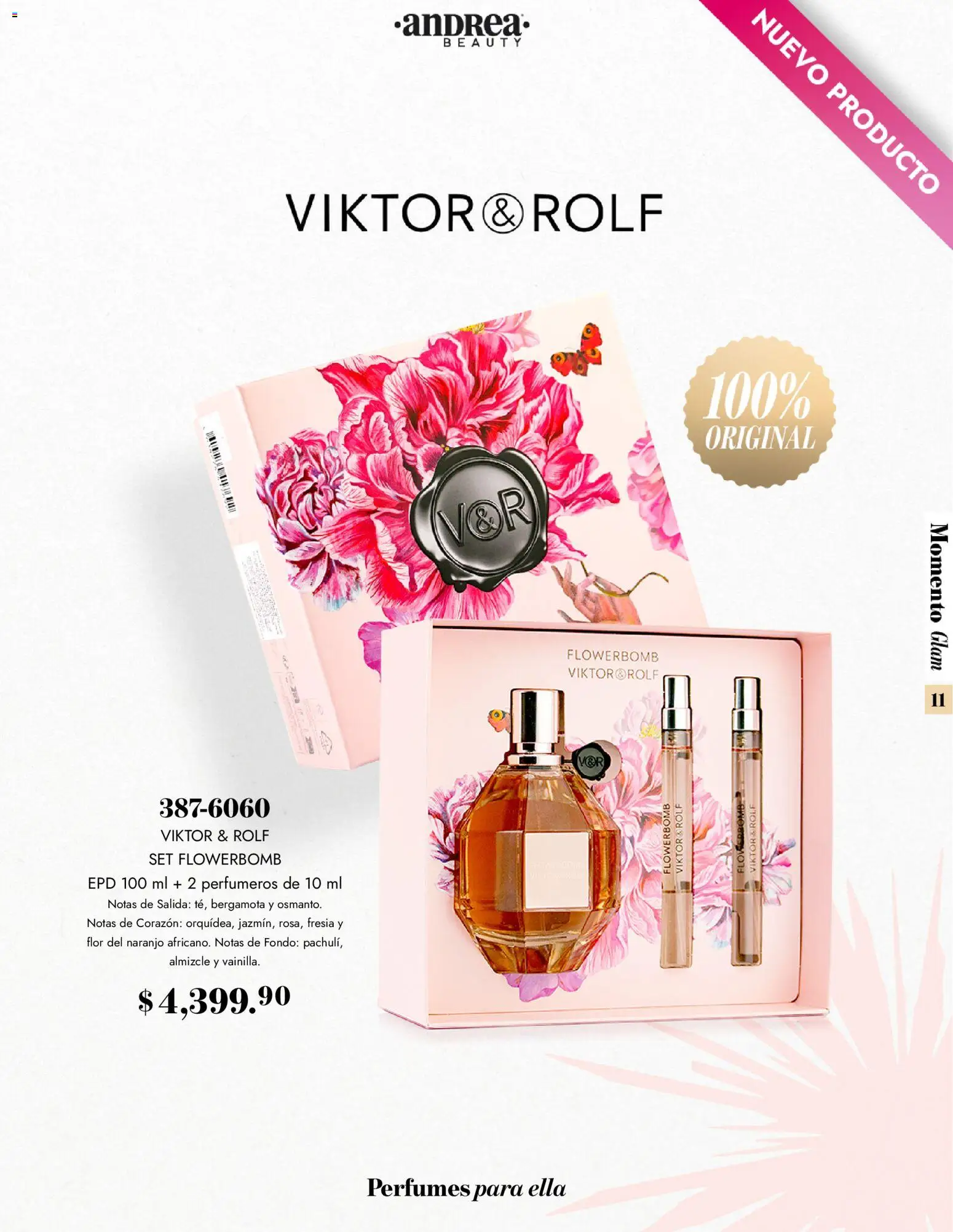 Nuevas ofertas de Andrea válidas en toda la República Mexicana desde el 26.10.2025. ¡Encuentra las mejores ofertas en Andrea catálogo Momento Glam! | Página: 11