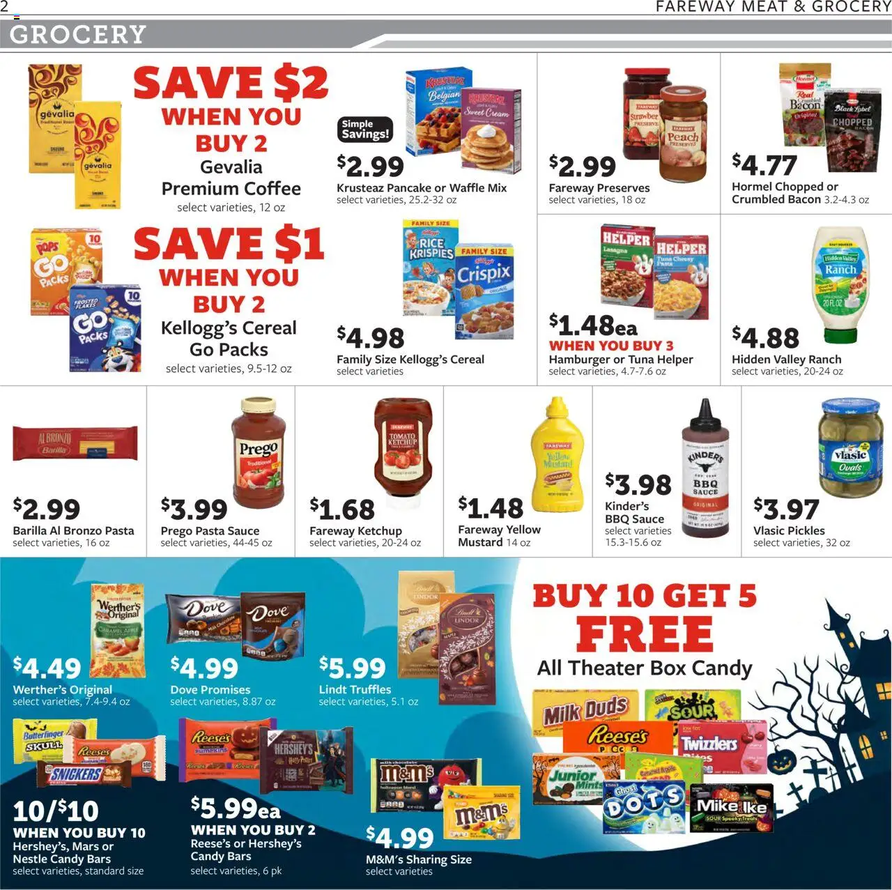 Fareway Weekly Ad - valid from 29.09.2025 | Page: 2 | Products: Box, Rice, Ketchup, Sauce