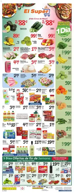 Preview of El Super weekly ads valid from 29.04.2026