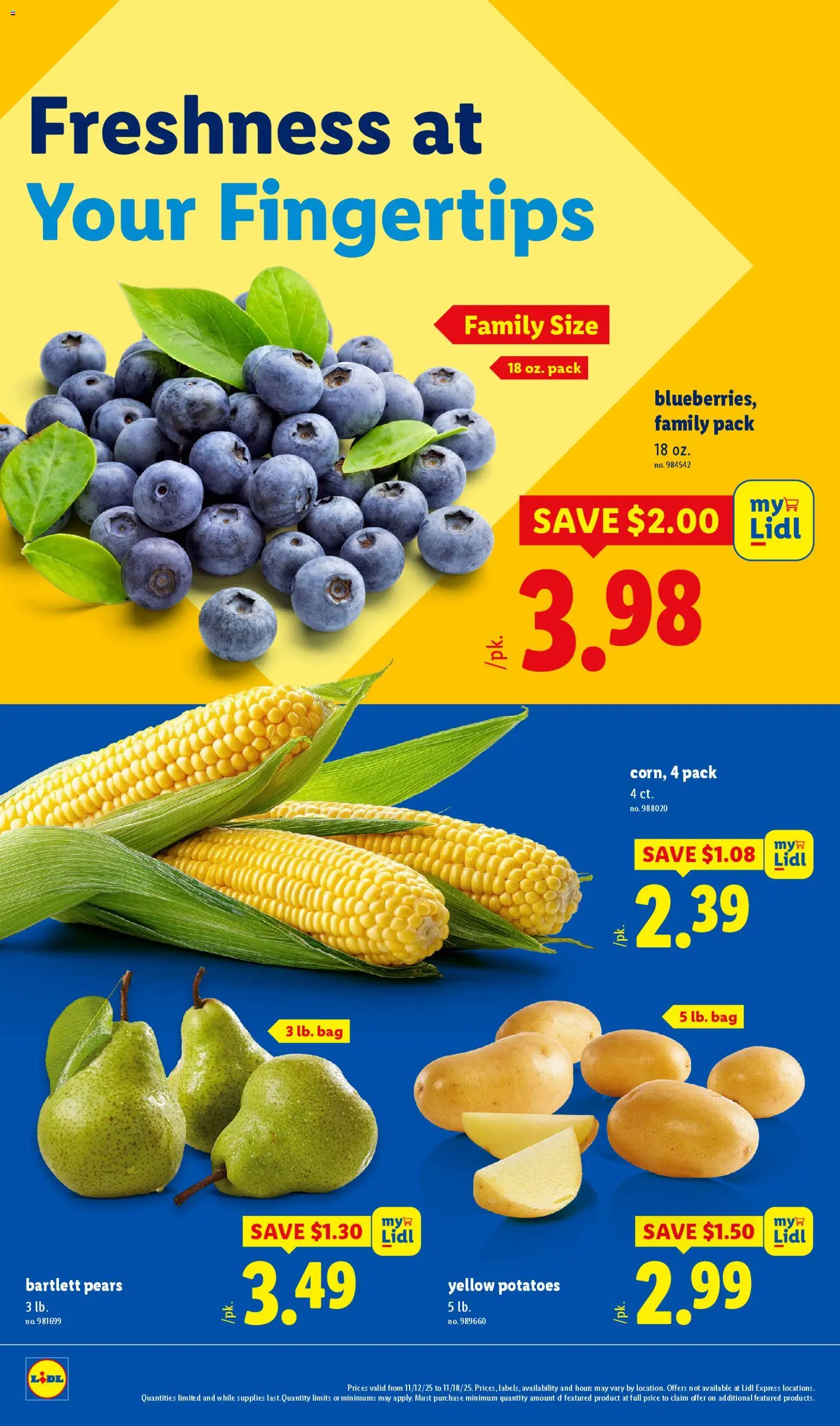 Lidl Early Black Friday - valid from 12.11.2025 | Page: 4 | Products: Potatoes, Bag
