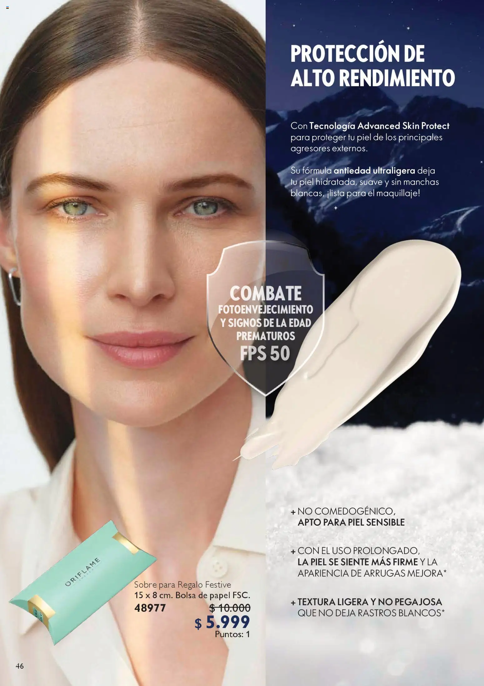 Oriflame revista - valida desde el 06.12.2025 | Página: 46 | Productos: Bolsa, Sobre, Maquillaje