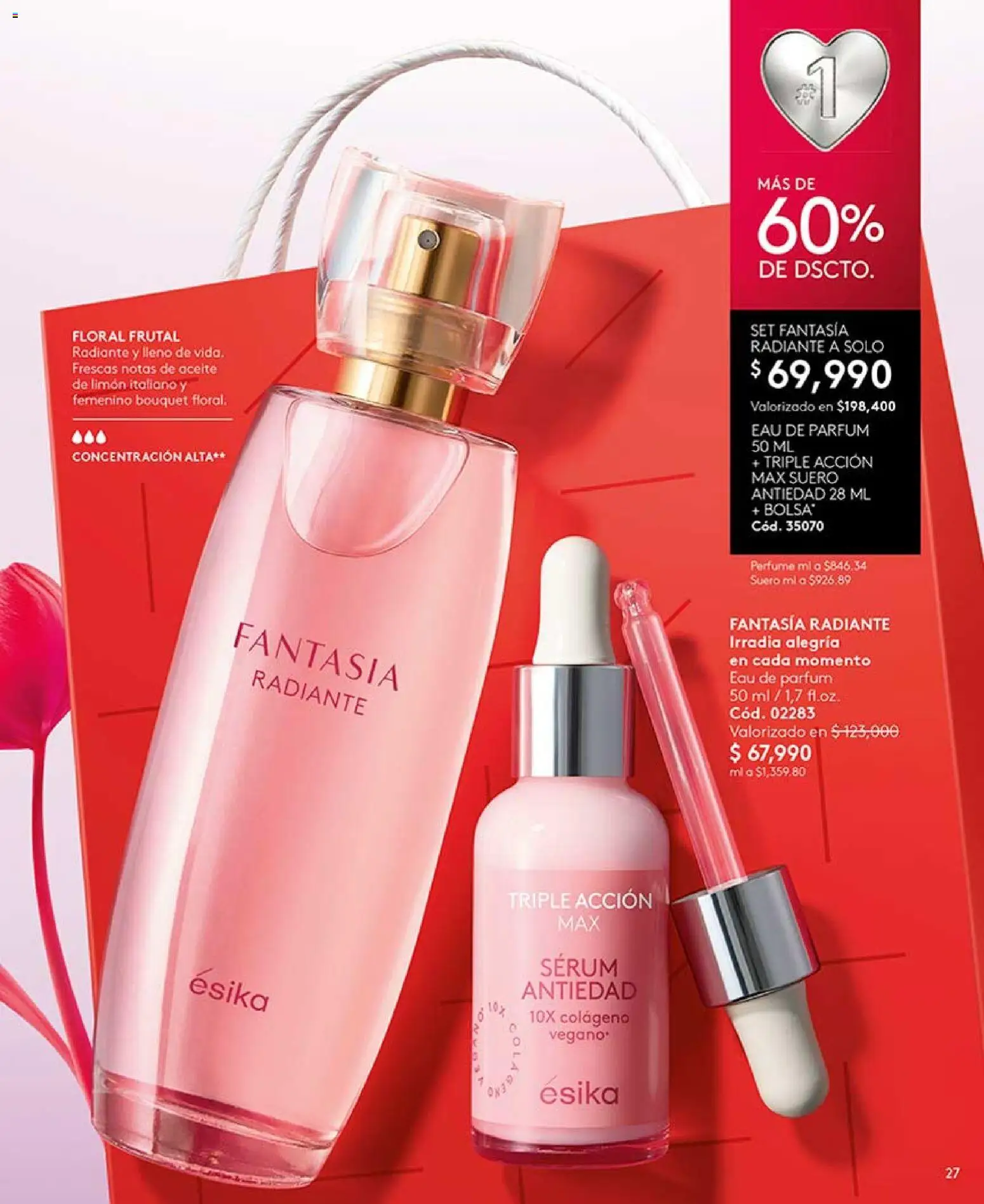 Ésika revista - valida desde el 24.04.2026 | Página: 27 | Productos: Bolsa, Serum, Limón, Aceite