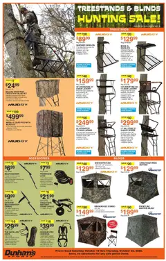 Preview of Dunham's Sports weekly ads valid from 18.10.2025 | Page: 7 | Products: Hook, Powder, Hub, Archery