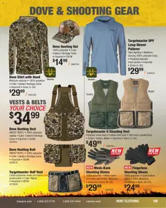 Cabela's Hunting Master 25 - valid from 11.08.2025 | Page: 109 | Products: Shirt, Vest, Hat, Gloves