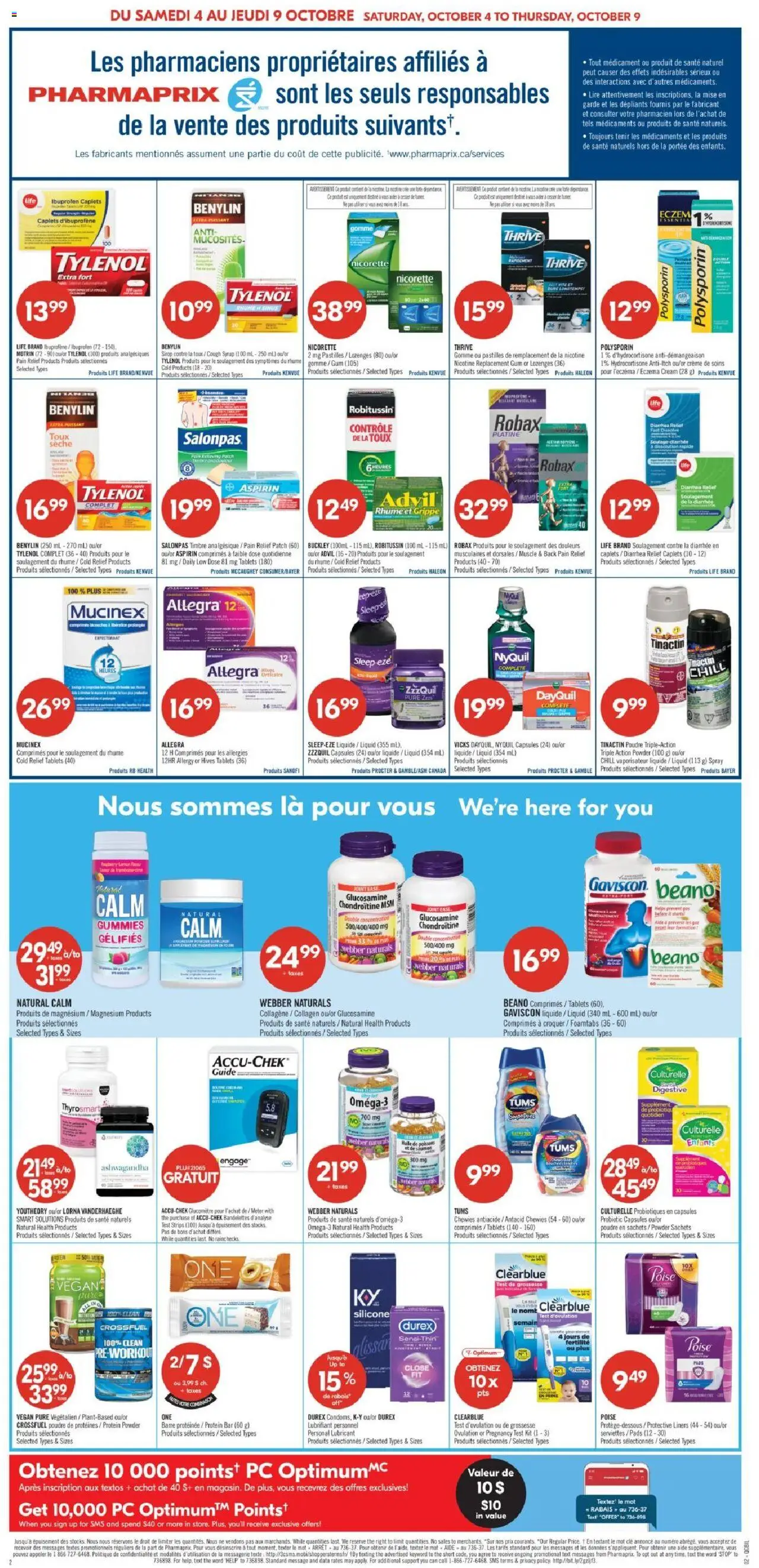 Pharmaprix flyer valid from 04.10.2025 | Page: 4 | Products: Cream, PC, Powder
