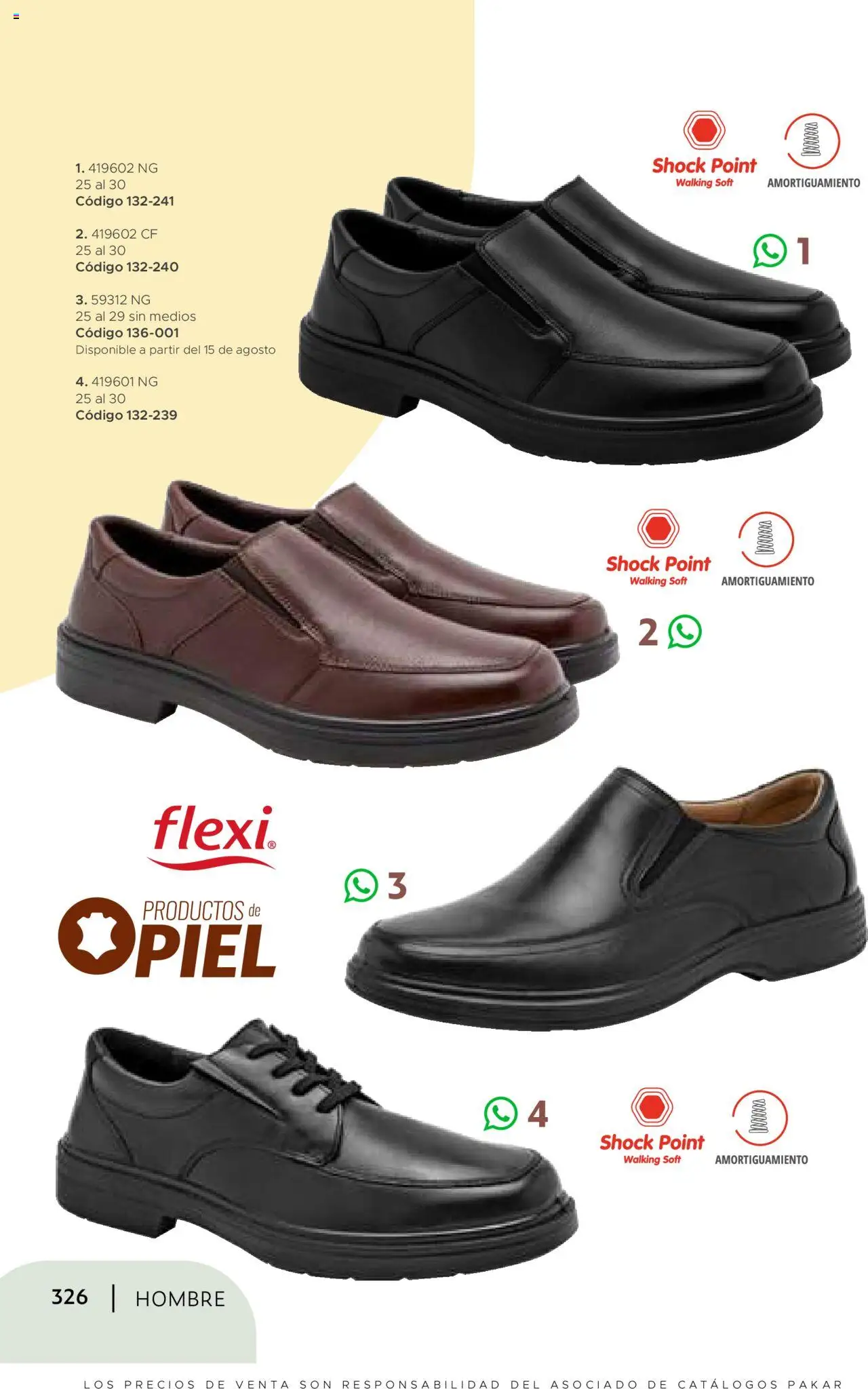 Nuevas ofertas de SC Pakar válidas en toda la República Mexicana desde el 24.07.2025. ¡Encuentra las mejores ofertas en SC Pakar - Catálogo Hombre otoño / invierno! | Página: 326