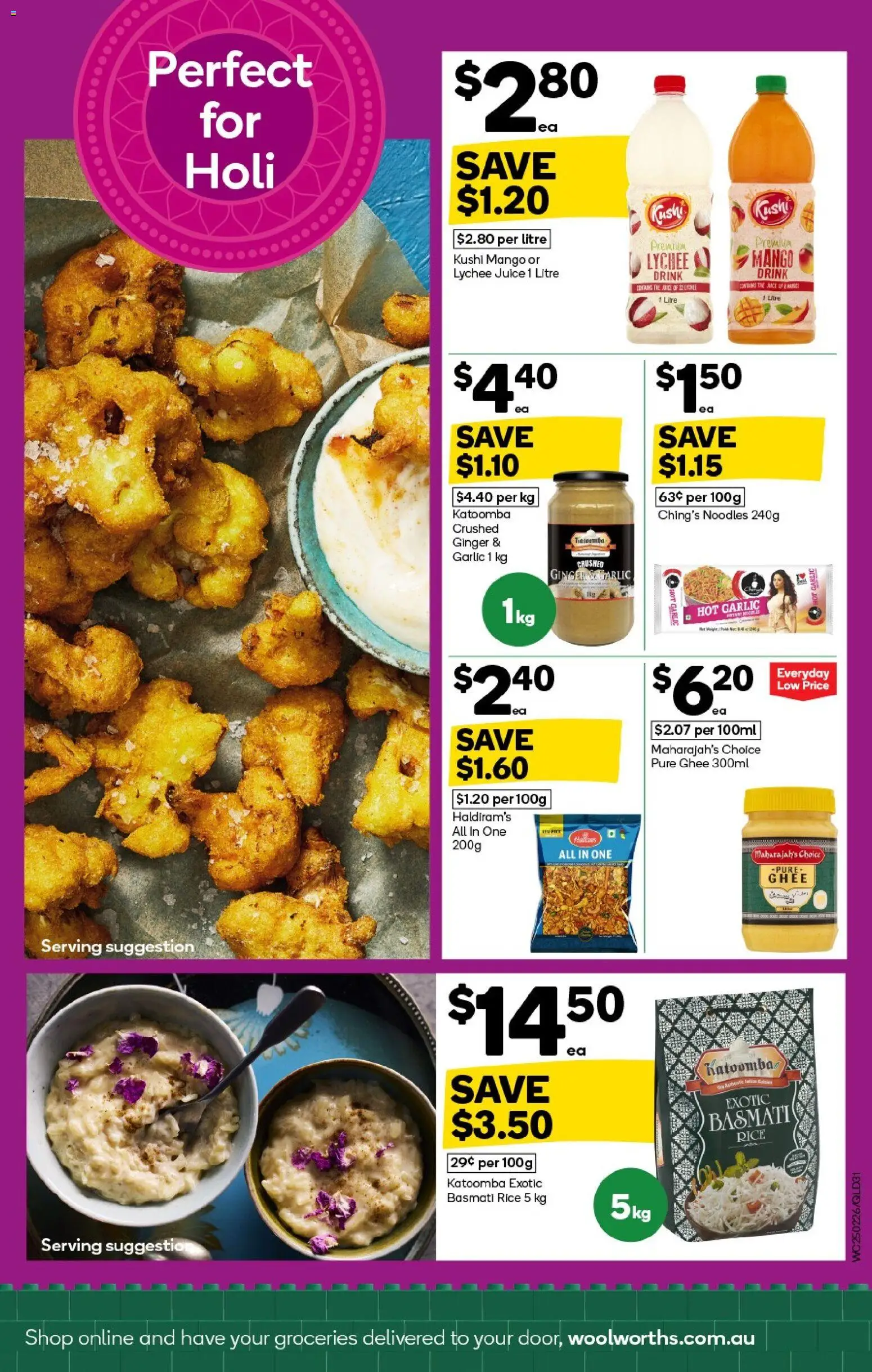 Woolworths catalogue - valid from 25.02.2026 | Page: 29 | Products: Ginger, Rice, Mango, Garlic