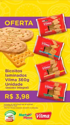 Mart Minas - Ofertas Especial do Biscoito - Pré-Visualização do folheto da loja Mart Minas, válido de 09.10.2025