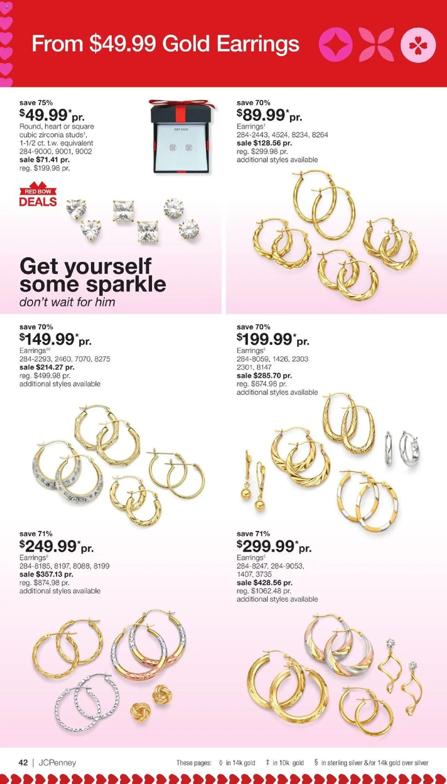 JCPenney Valentine’s Day Jewelry Sale - valid from 17.01.2026 | Page: 41 | Products: Bow