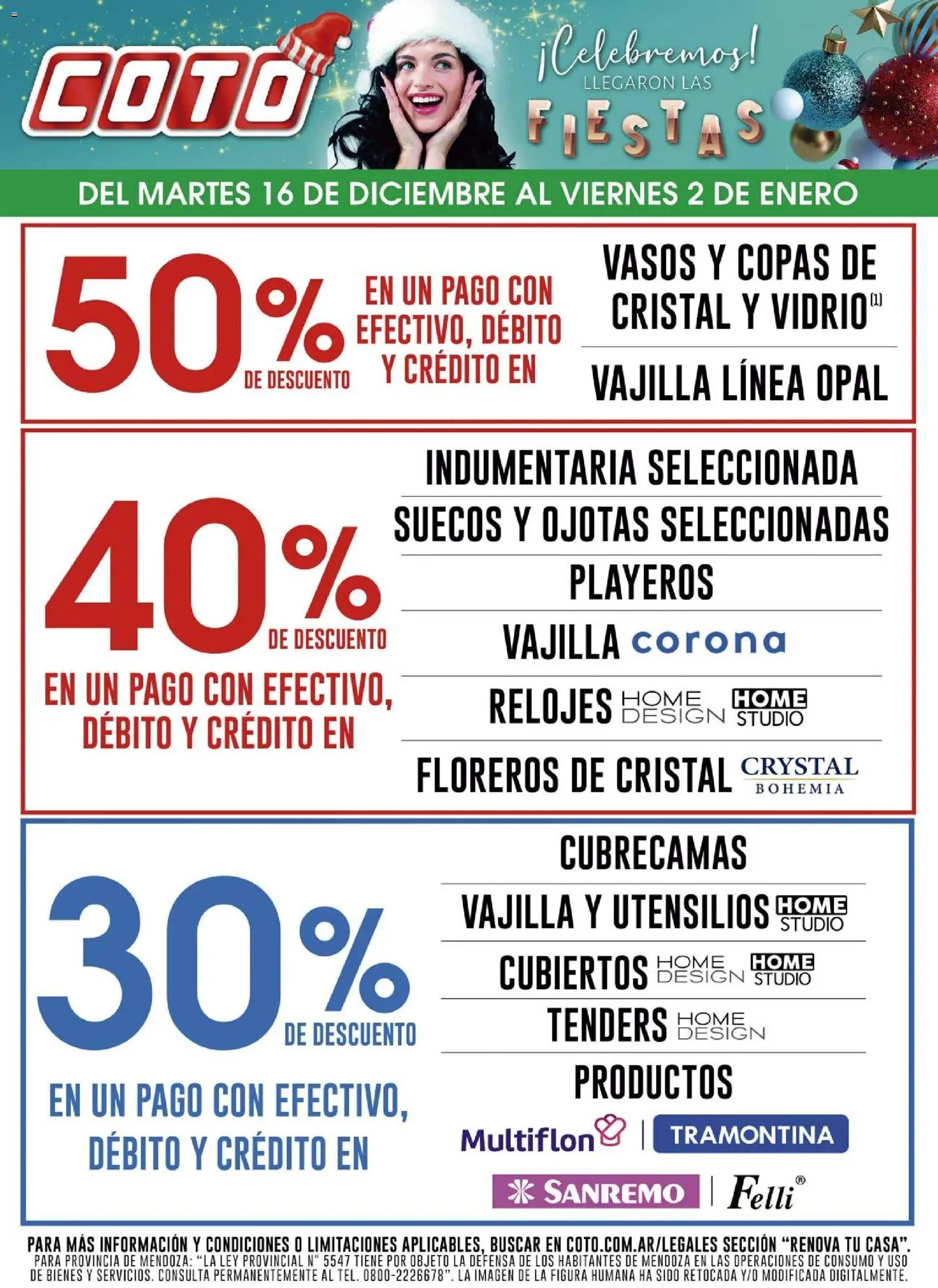 Coto - RenovaB │ válido desde el 16.12.2025 | Página: 1 | Productos: Ojotas, Vasos
