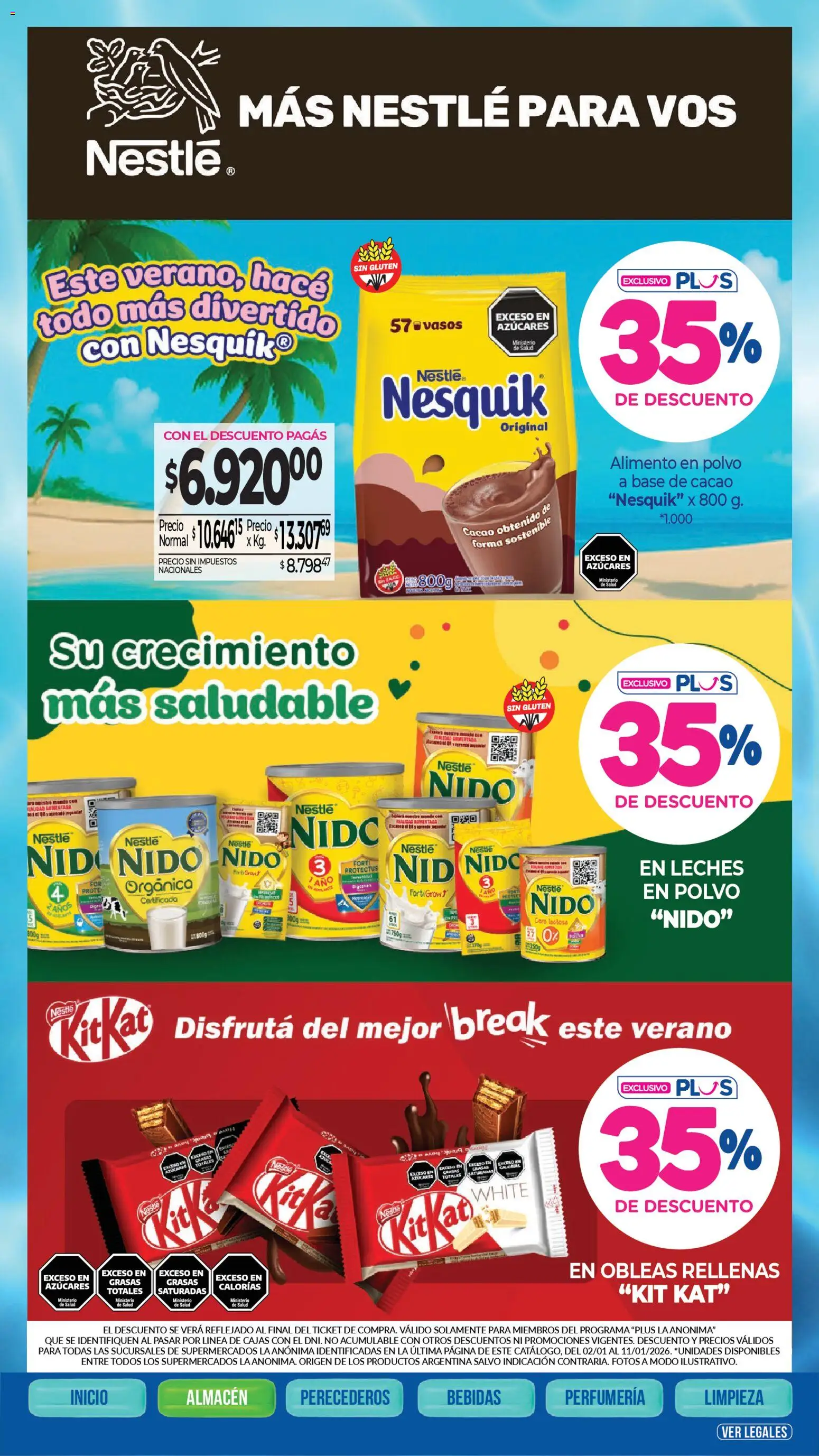 La Anonima - catalogos │ válido desde el 02.01.2026 | Página: 7 | Productos: Polvo, Cacao