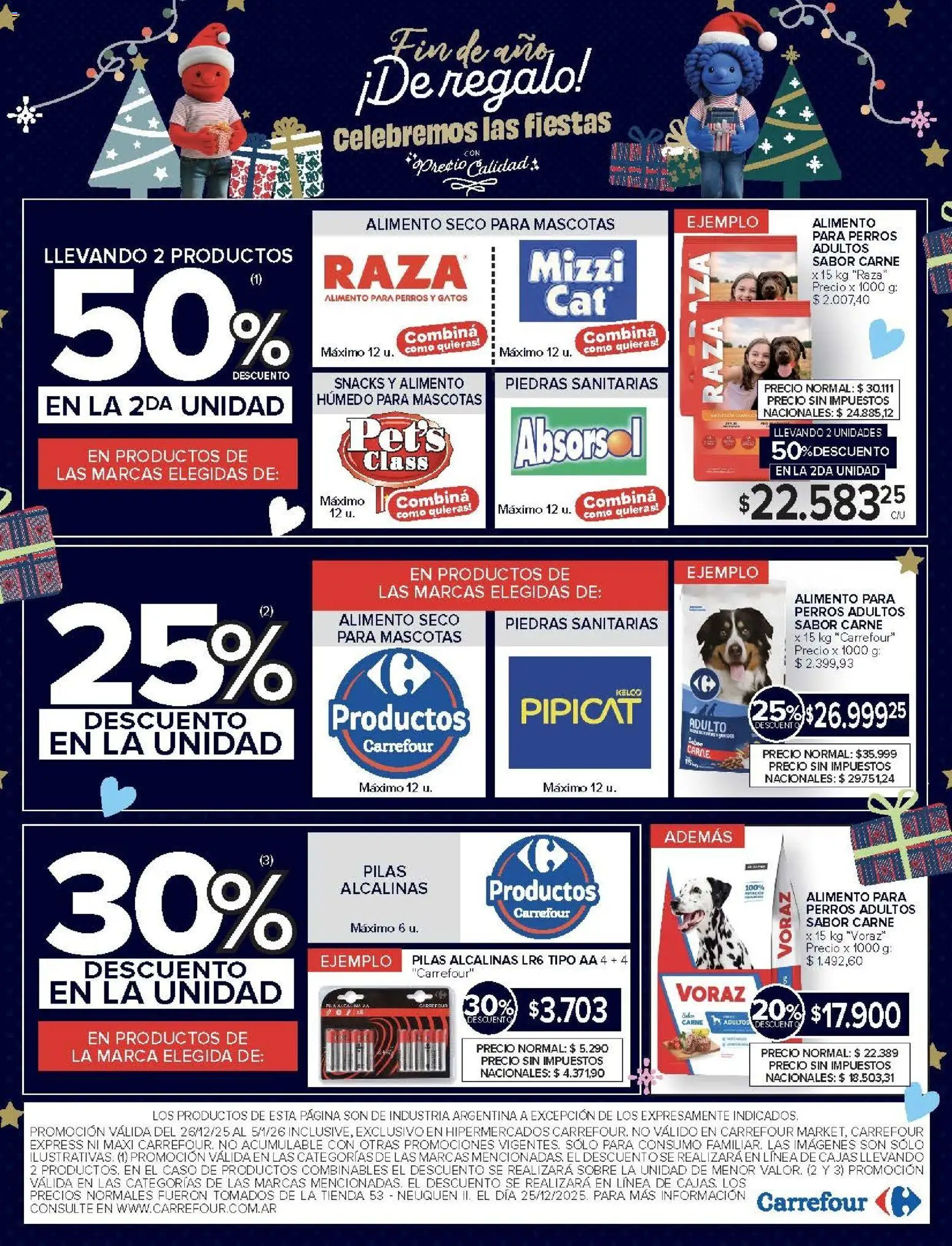 Carrefour ofertas │ válido desde el 26.12.2025 | Página: 21 | Productos: Caso, Sobre, Pilas