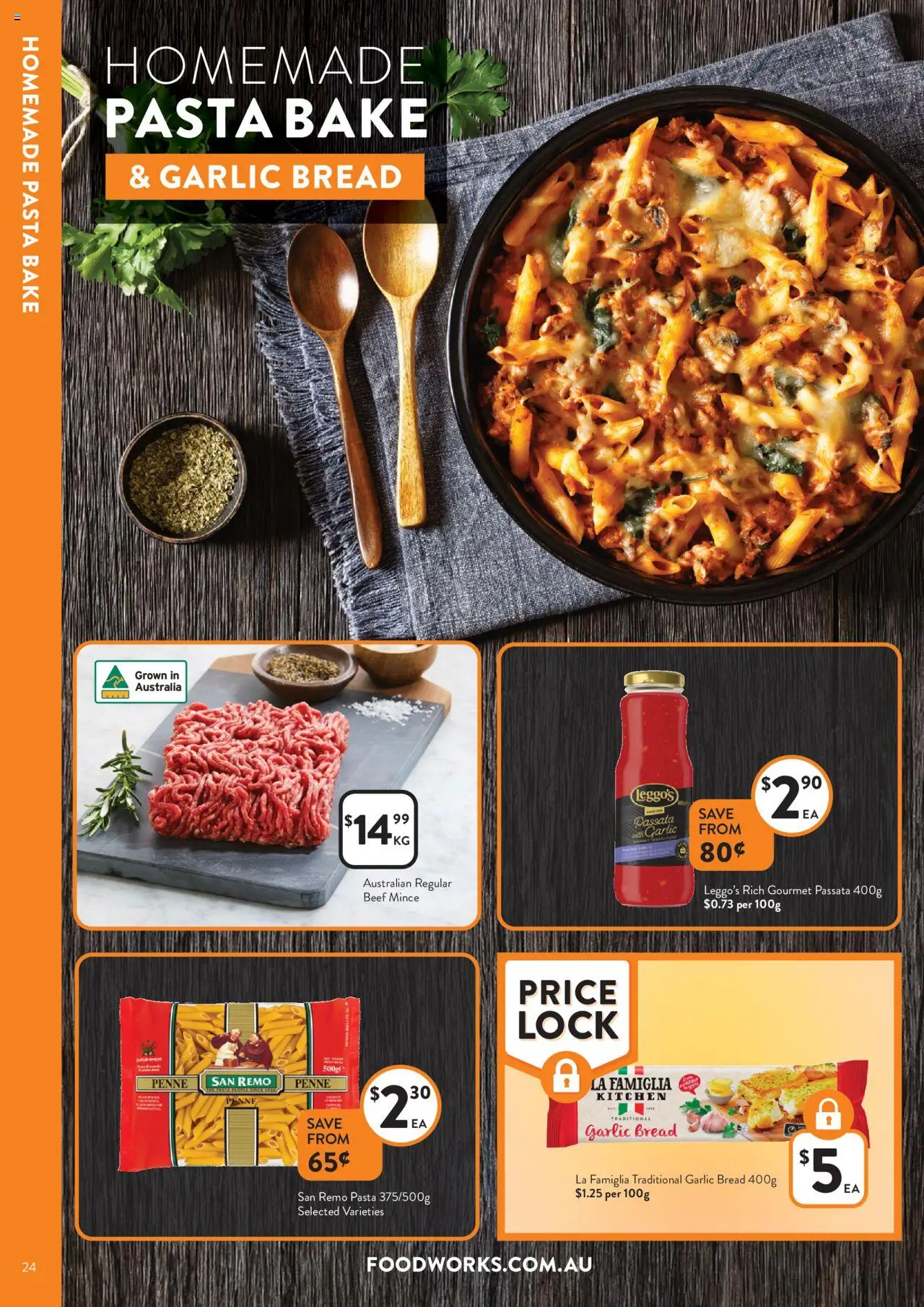 Foodworks catalogue - valid from 15.10.2025 | Page: 24 | Products: Bread, Beef, Pasta, Garlic
