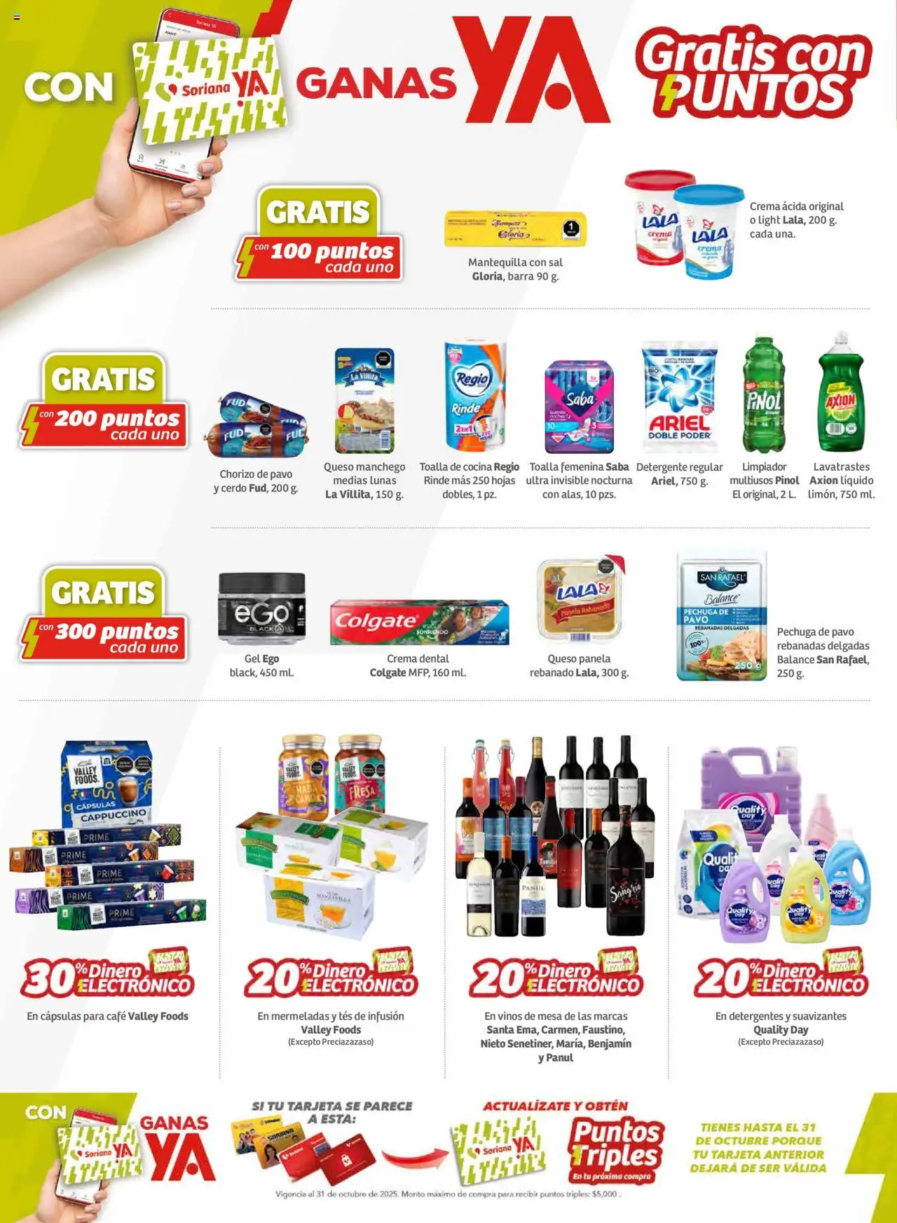 Nuevas ofertas de Soriana válidas en toda la República Mexicana desde el 14.08.2025. ¡Encuentra las mejores ofertas en Soriana - Preciazazaso Híper: Ags, Col, Gto, Jal, Mich! | Página: 8 | Productos: Fresa, Detergente, Crema, Mesa