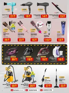 Berlanda - Ofertas atuais - Pré-Visualização do folheto da loja Berlanda, válido de 01.04.2026 | Página: 6 | Produtos: Secador, Ferro a vapor, Barbeador, Escova