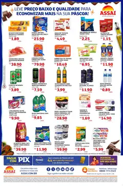 Assaí Atacadista ofertas - DF - Pré-Visualização do folheto da loja Assaí Atacadista, válido de 01.04.2026 | Página: 2 | Produtos: Iogurte, Ovos, Sucrilhos, Refrigerante