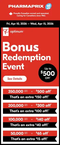 Preview of Pharmaprix - Event from shop Pharmaprix valid from 10.04.2026