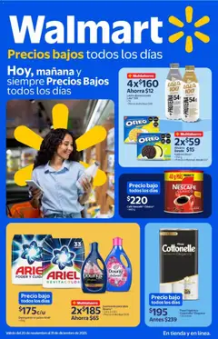 Vista previa de Walmart folleto Precios bajos todos los días, nuevo folleto de la tienda, válido en México a partir del 20.11.2025