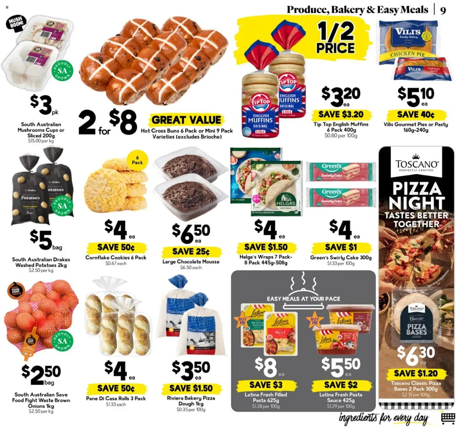 Drakes catalogue - valid from 04.02.2026 | Page: 10 | Products: Chicken, Pasta, Pies, Bakery