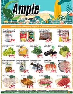 Preview of Ample Food Market flyer / circulaire from shop Ample Food Market valid from 01.08.2025