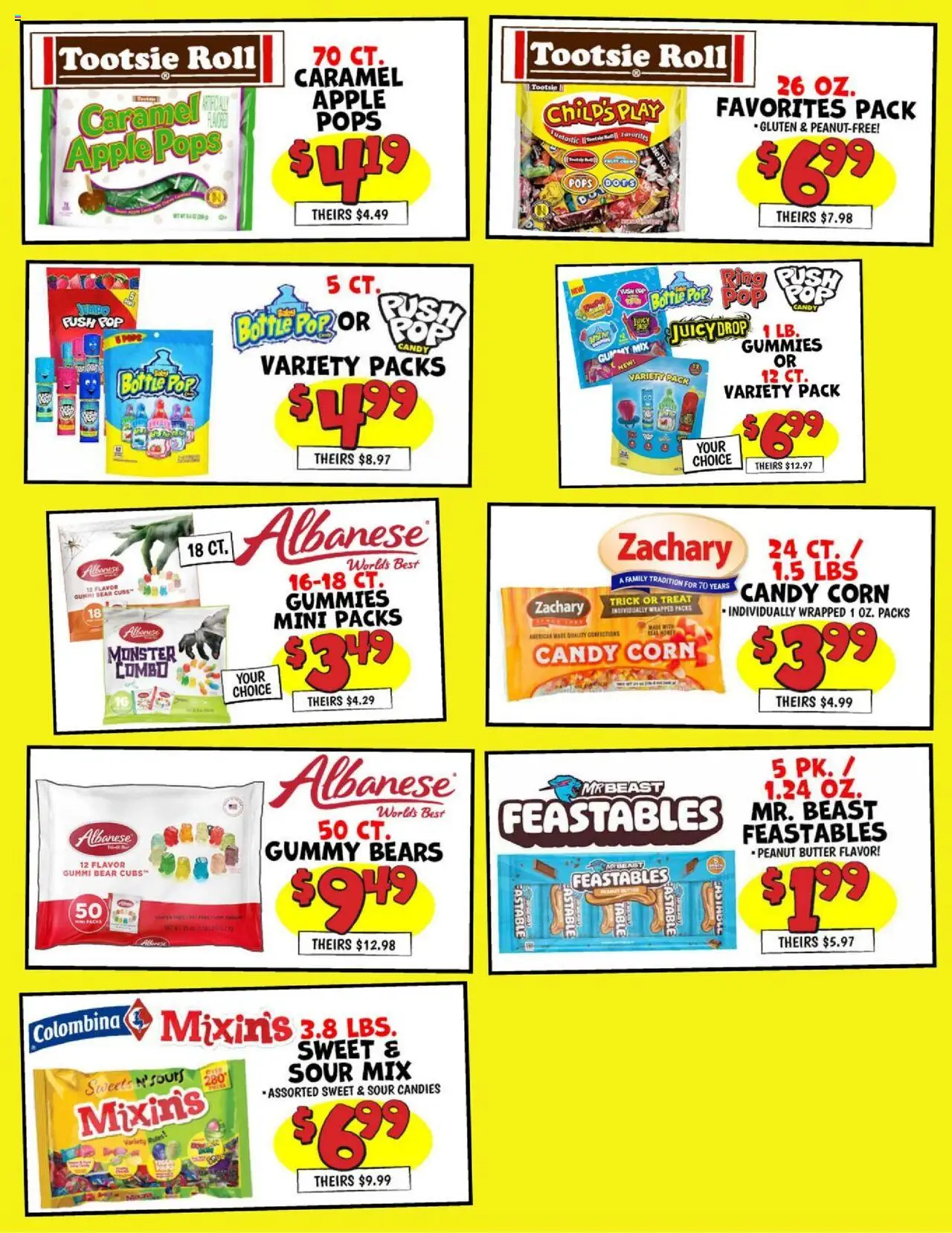 Ollie's Ad 2 - valid from 13.10.2025 | Page: 3 | Products: Corn, Table, Butter, Candies