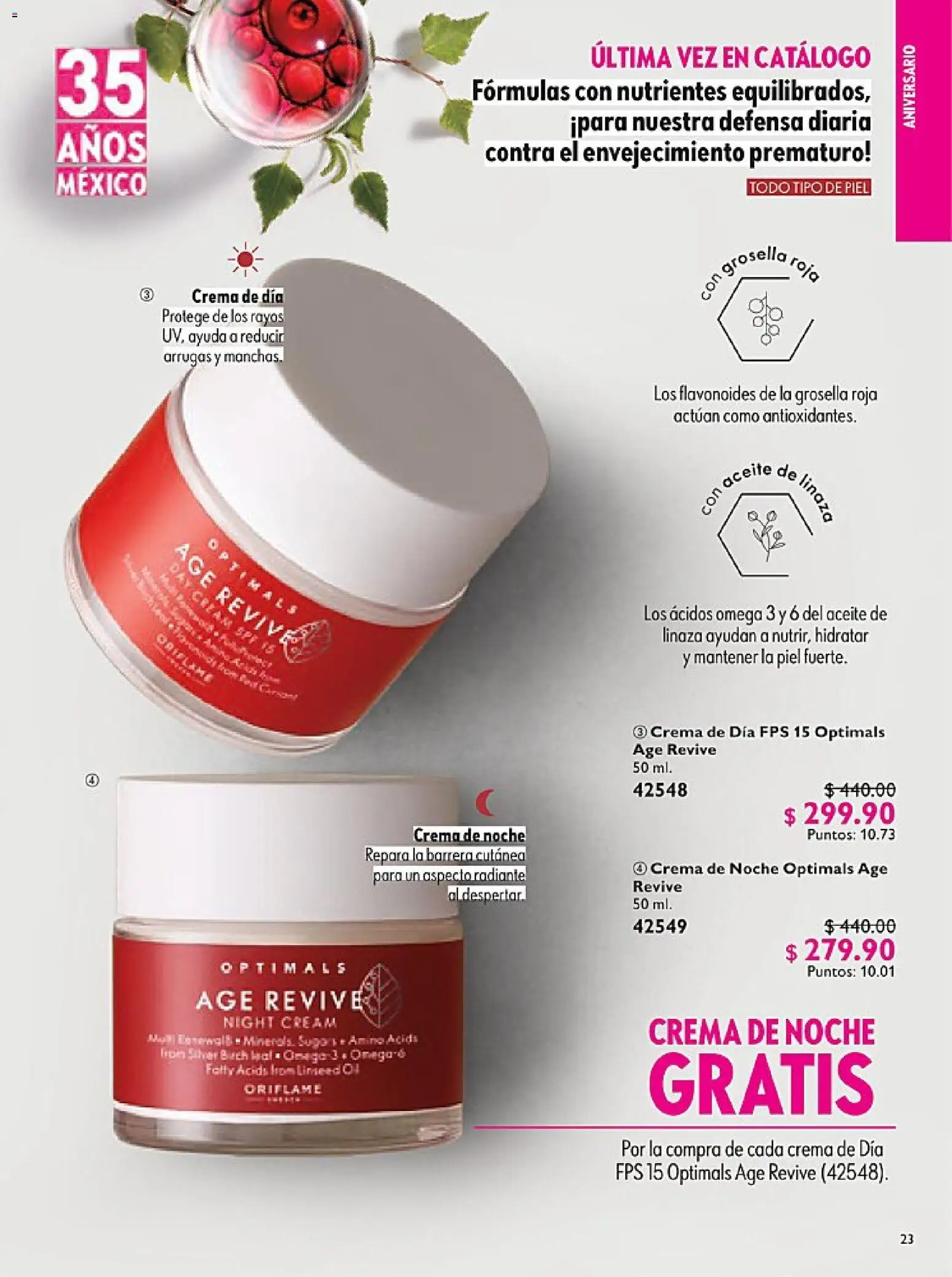 Nuevas ofertas de Oriflame válidas en toda la República Mexicana desde el 14.02.2026. ¡Encuentra las mejores ofertas en Oriflame campaña 3 2026! | Página: 23 | Productos: Crema, Aceite, Radiante