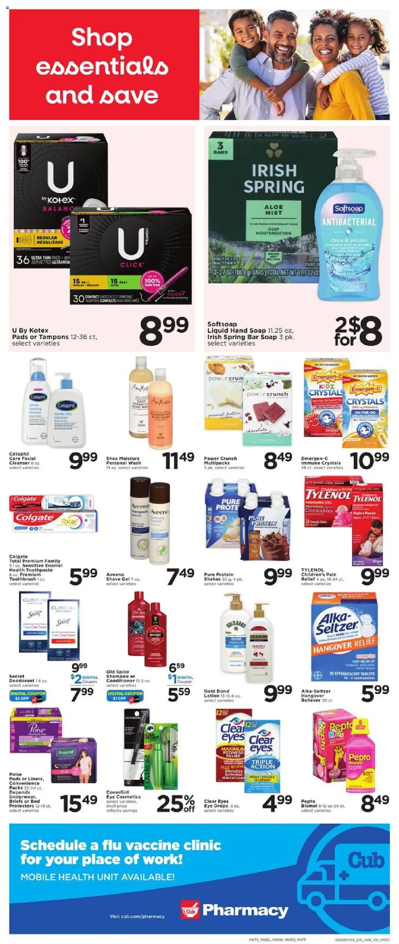 Cub Foods Weekly Ad - valid from 28.09.2025 | Page: 5 | Products: Soap, Deodorant, Toothpaste, Briefs
