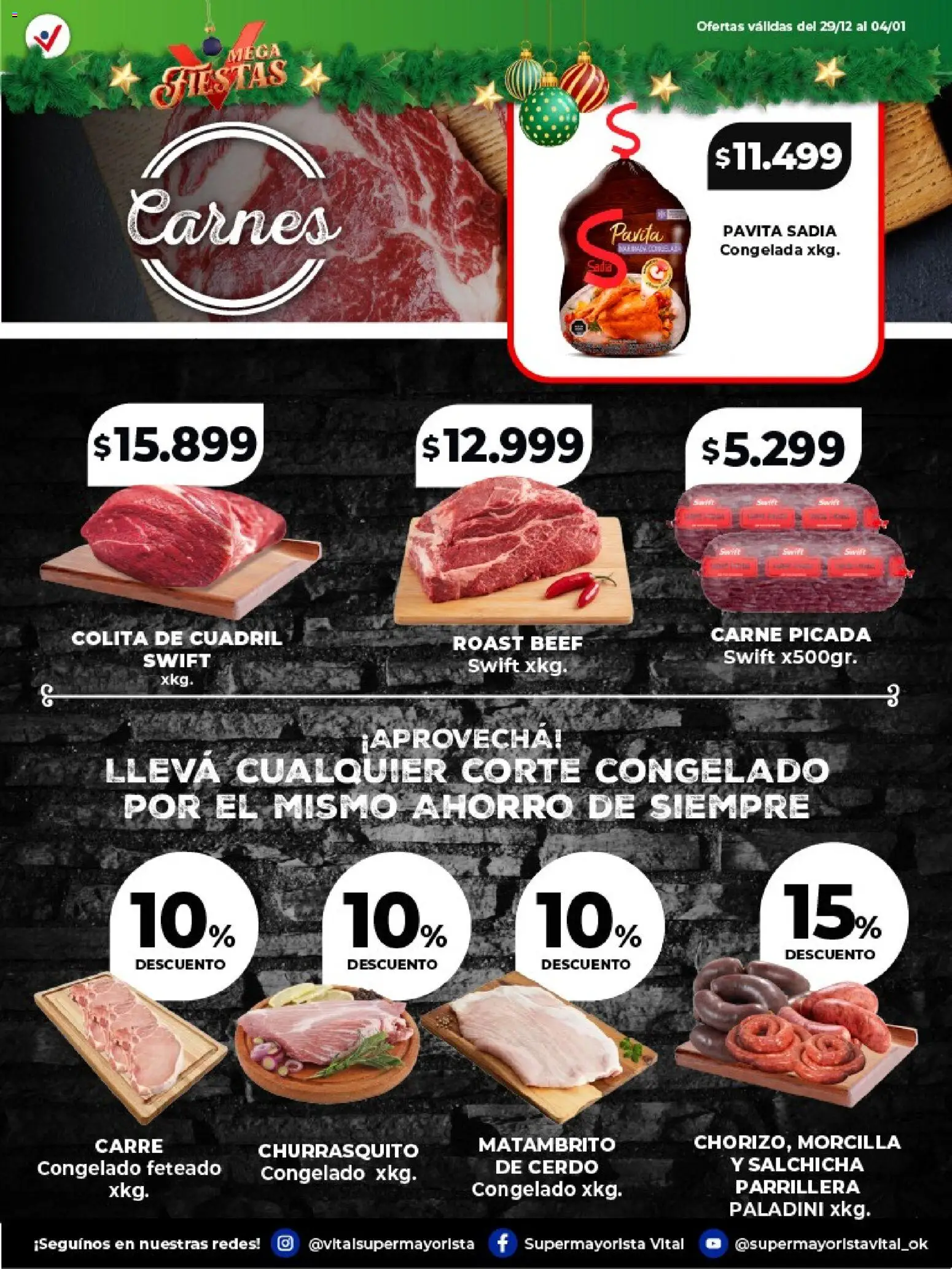 Vital - Especial de frescos │ válido desde el 29.12.2025 | Página: 2 | Productos: Salchicha, Morcilla, Cerdo