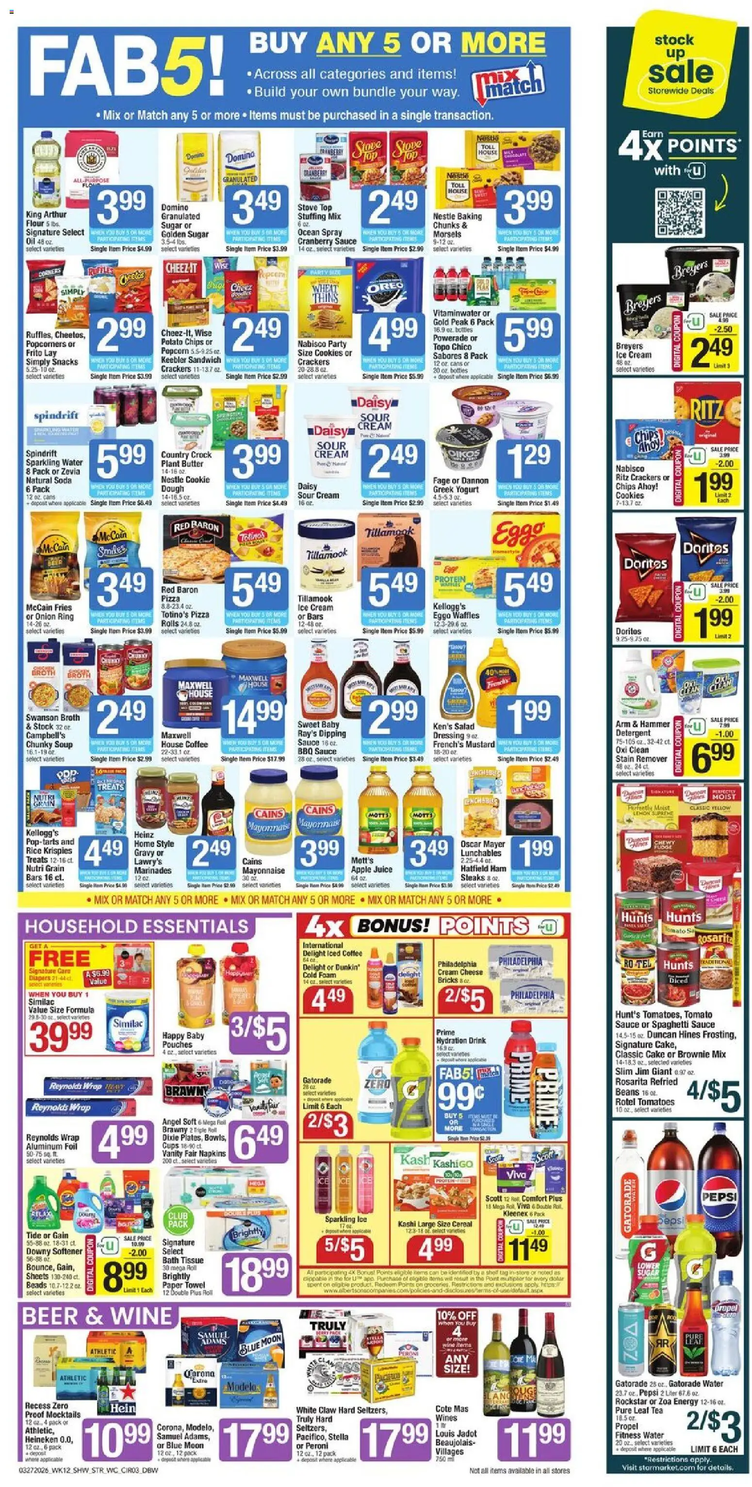 Star Market Weekly Ad - valid from 27.03.2026 | Page: 3 | Products: Coffee, Stain remover, Cookies, Sugar