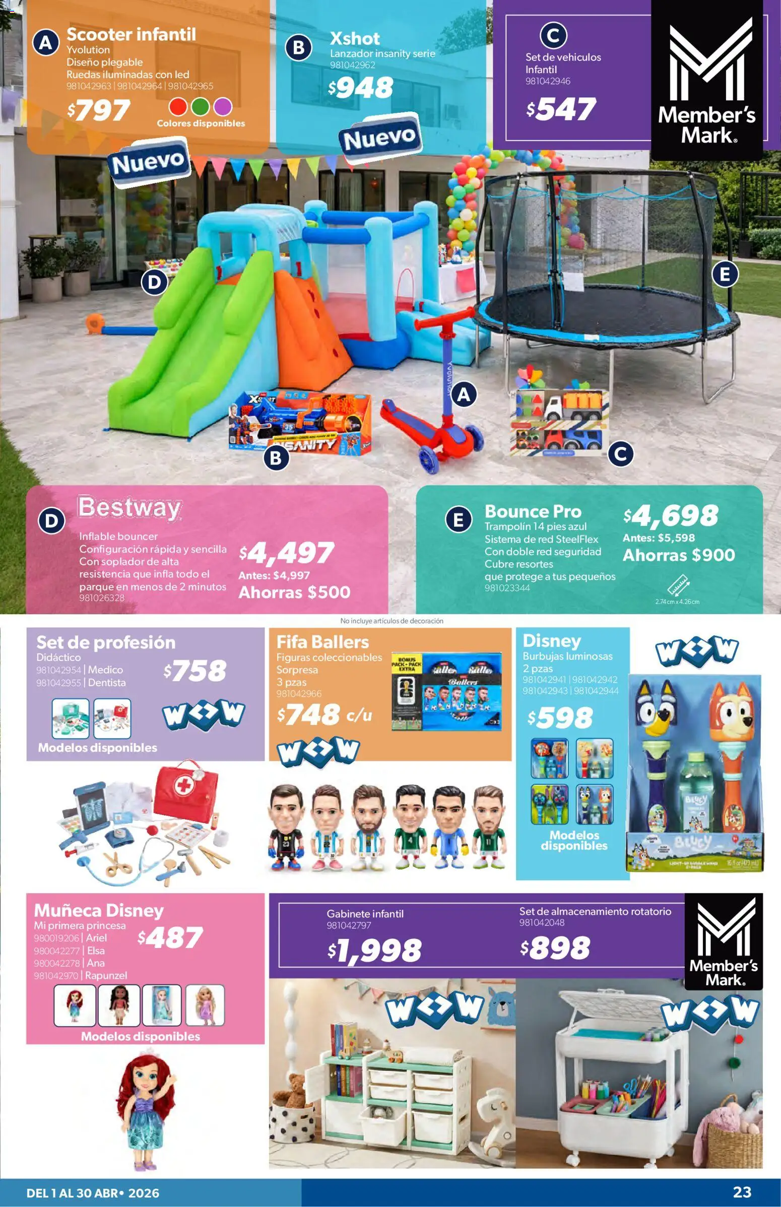 Nuevas ofertas de Sam's Club válidas en toda la República Mexicana desde el 01.04.2026. ¡Encuentra las mejores ofertas en Sam's Club catálogo! | Página: 23